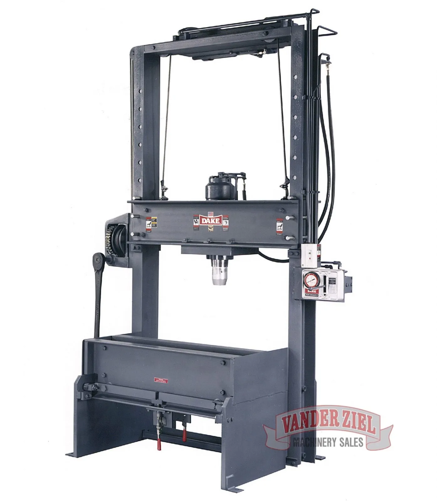 Dake 75 Ton Moveable Table H-Frame Press, Model 42-308 - NEW - Main Image 1