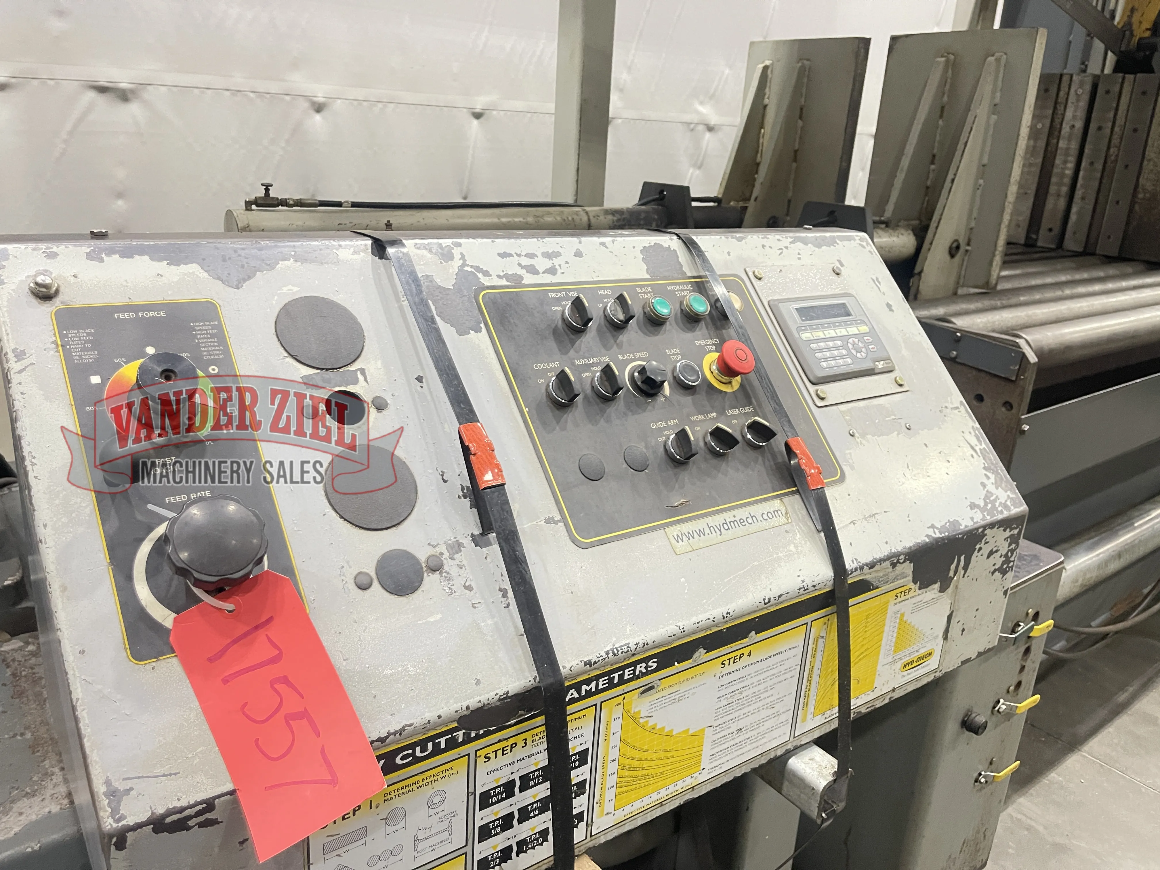 Hyd-Mech 42" x 26" Horizontal Saw, Model H26x42 - Prefetch Image 45926