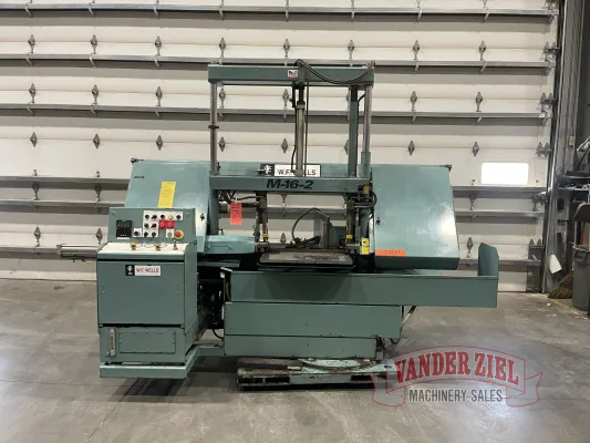 WF Wells 16" x 26" Dual Post Horizontal Saw, Model M-16-2