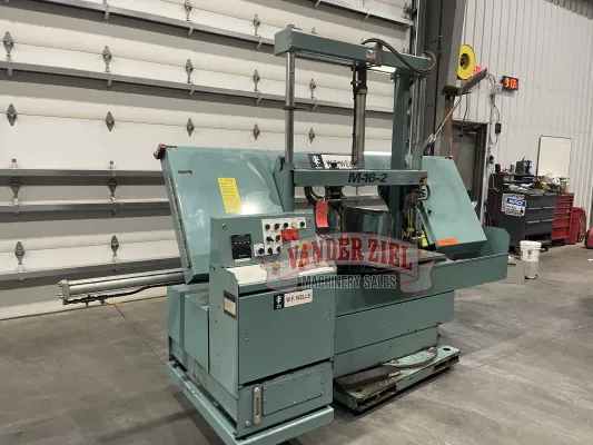 WF Wells 16" x 26" Dual Post Horizontal Saw, Model M-16-2 - Gallery Thumbnail 6