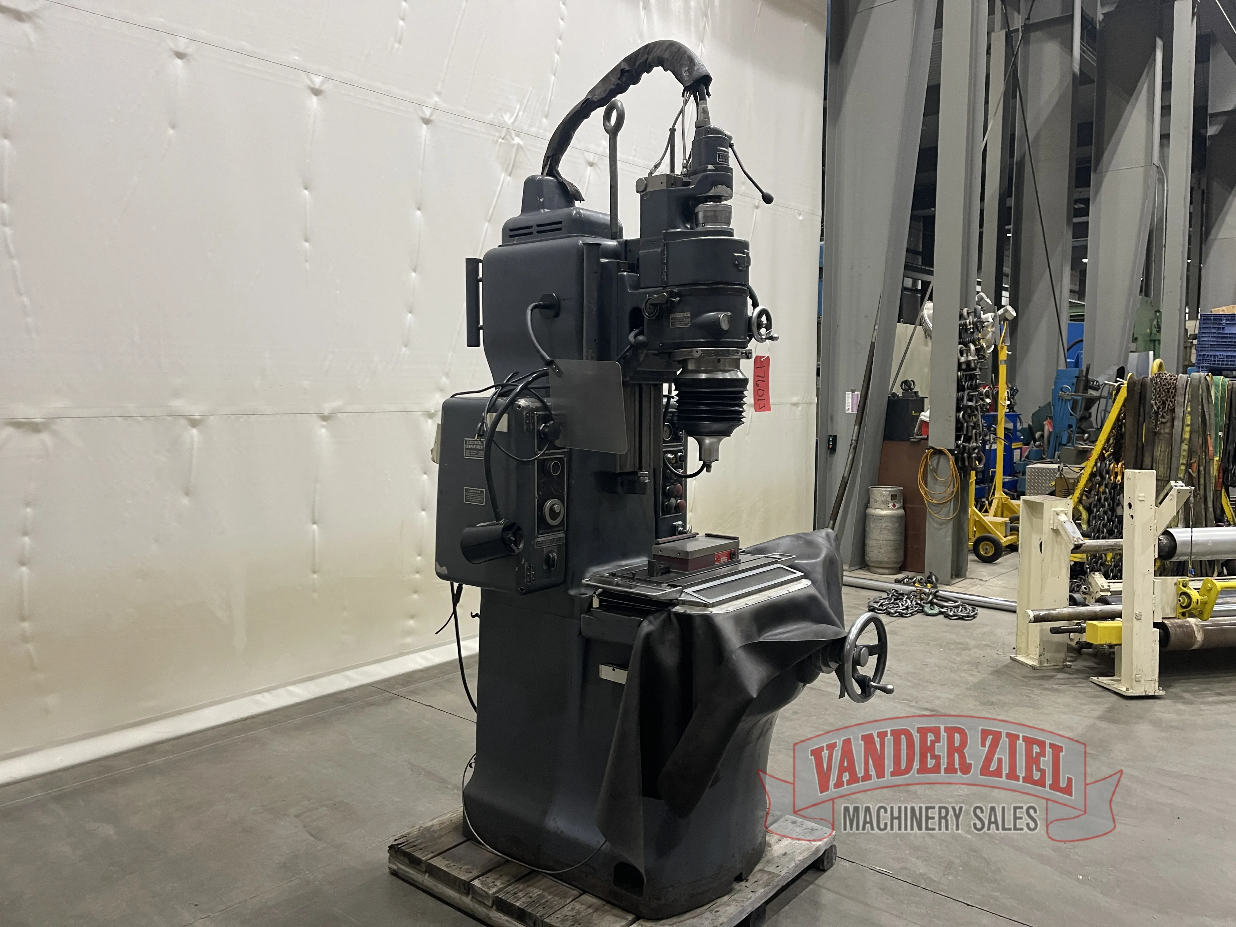 Moore No. 2 Jig Grinder, 19" x 10" T-Slotted Table, Auto Feed, Anilam Wizard 211 2-Axis DRO, 5" x 10" Magnetic Chuck - Prefetch Image 46227