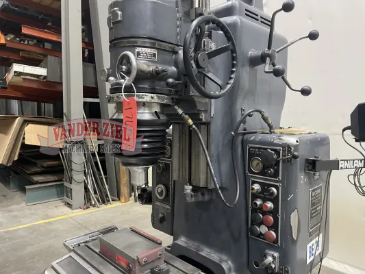 Moore No. 2 Jig Grinder, 19" x 10" T-Slotted Table, Auto Feed, Anilam Wizard 211 2-Axis DRO,  5" x 10" Magnetic Chuck - Gallery Thumbnail 8