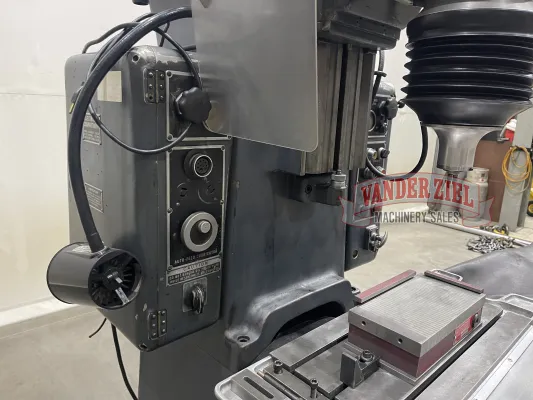 Moore No. 2 Jig Grinder, 19" x 10" T-Slotted Table, Auto Feed, Anilam Wizard 211 2-Axis DRO,  5" x 10" Magnetic Chuck - Gallery Thumbnail 11