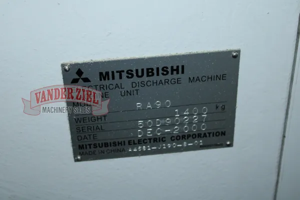 Mitsubishi RA90 CNC Wire EDM, Mitsubishi RAS-1 CNC Control - Gallery Thumbnail 7
