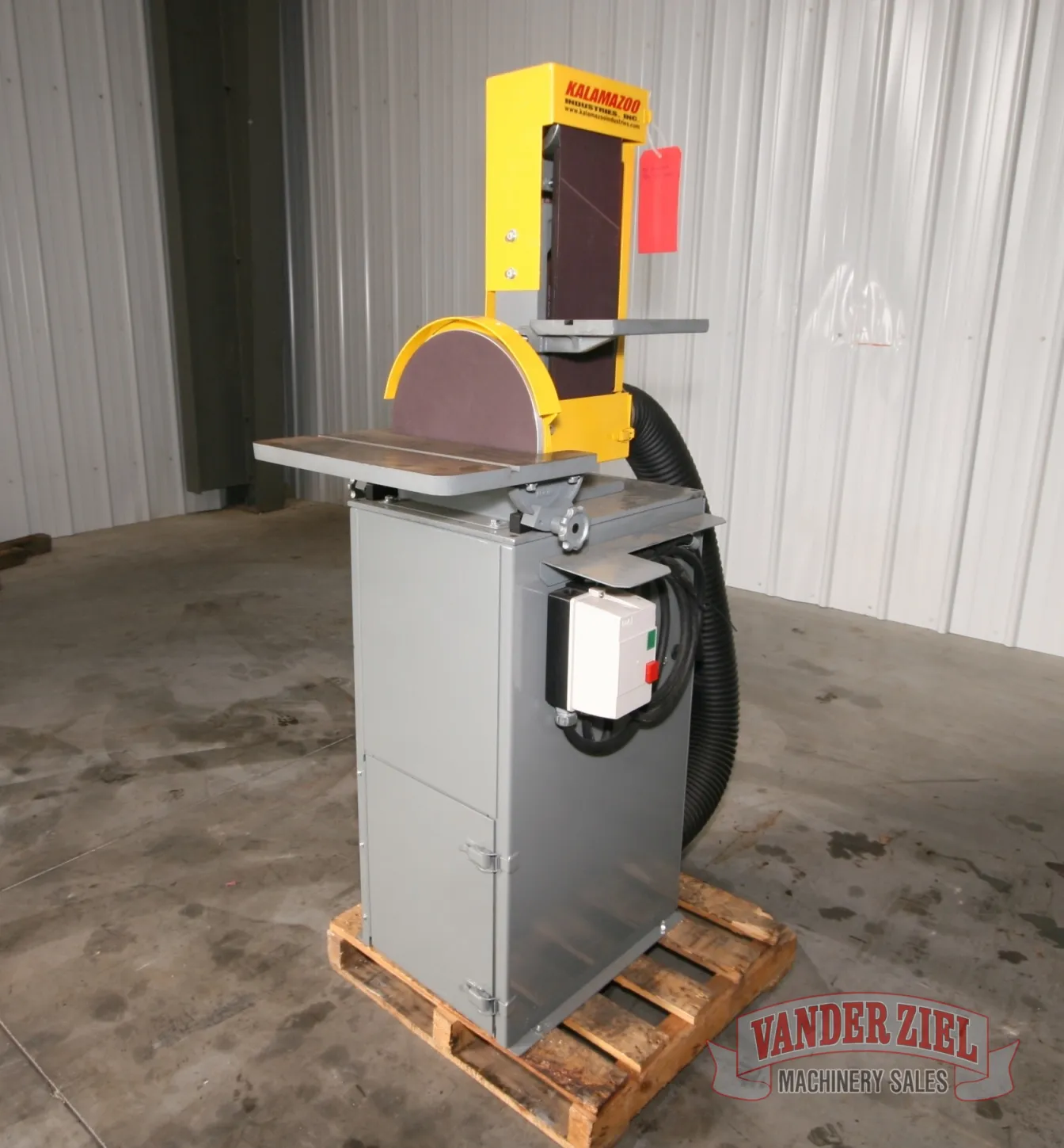 Kalamazoo Industries 6" Belt 12" Disc Combination Sander, Model S612V, 3PH/480V - NEW - Main Image 1