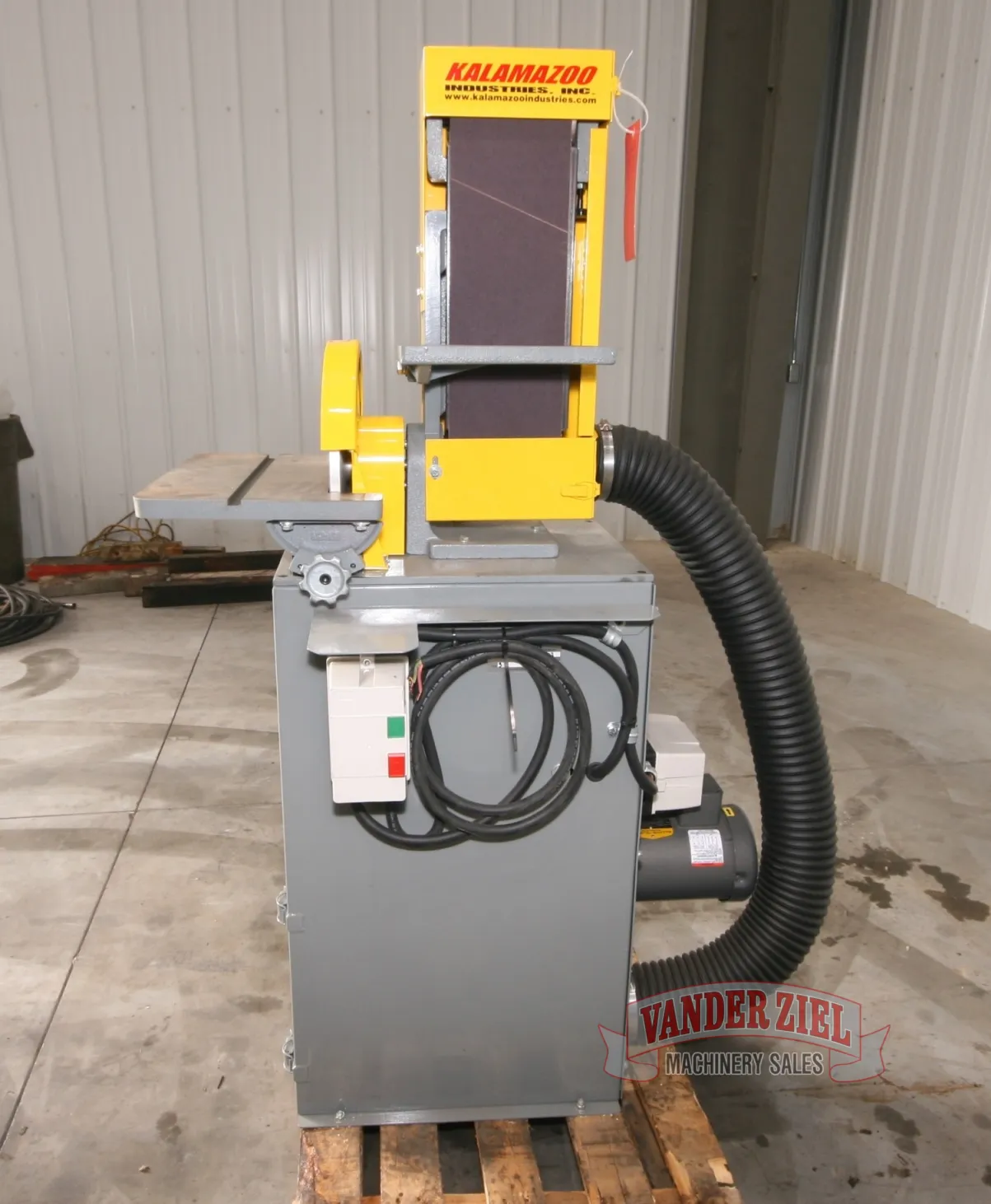 Kalamazoo Industries 6" Belt 12" Disc Combination Sander, Model S612V, 3PH/480V - NEW - Prefetch Image 46510