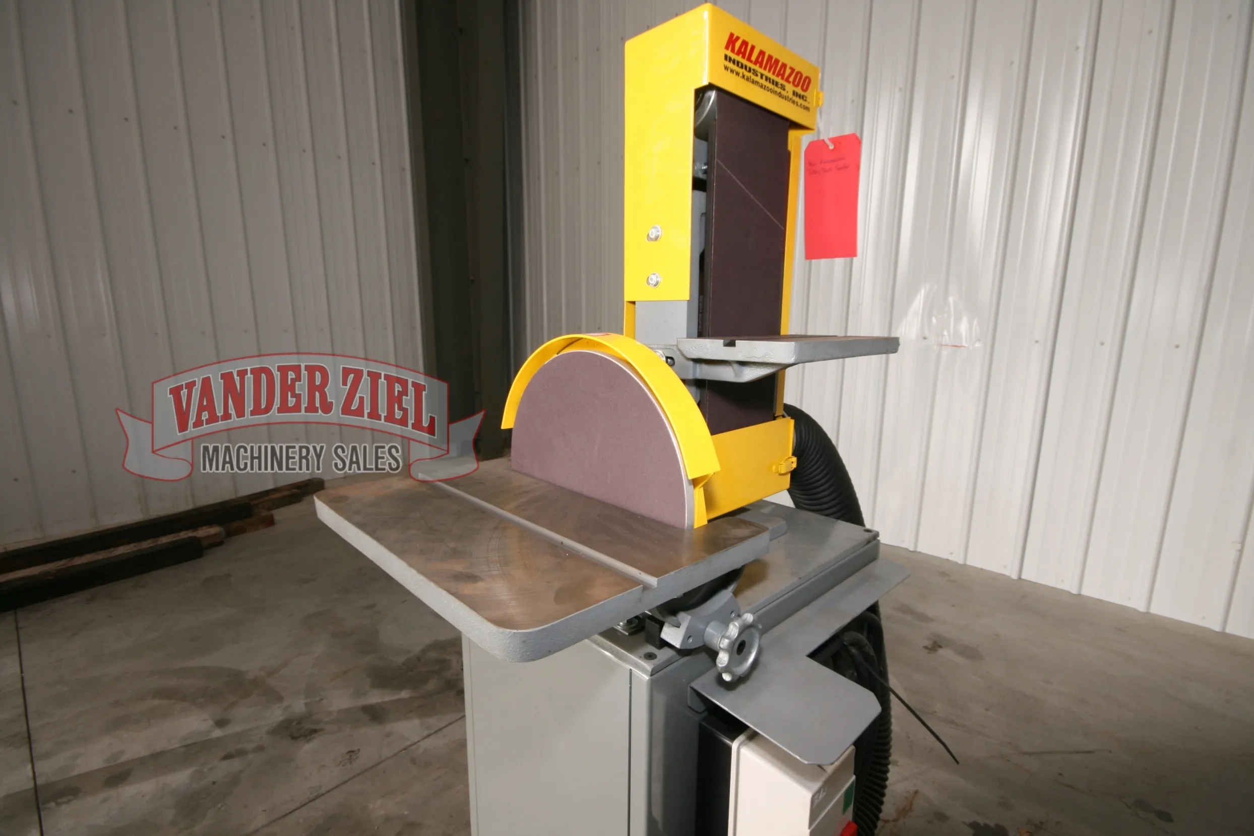 Kalamazoo Industries 6" Belt 12" Disc Combination Sander, Model S612V, 3PH/480V - NEW - Prefetch Image 46511