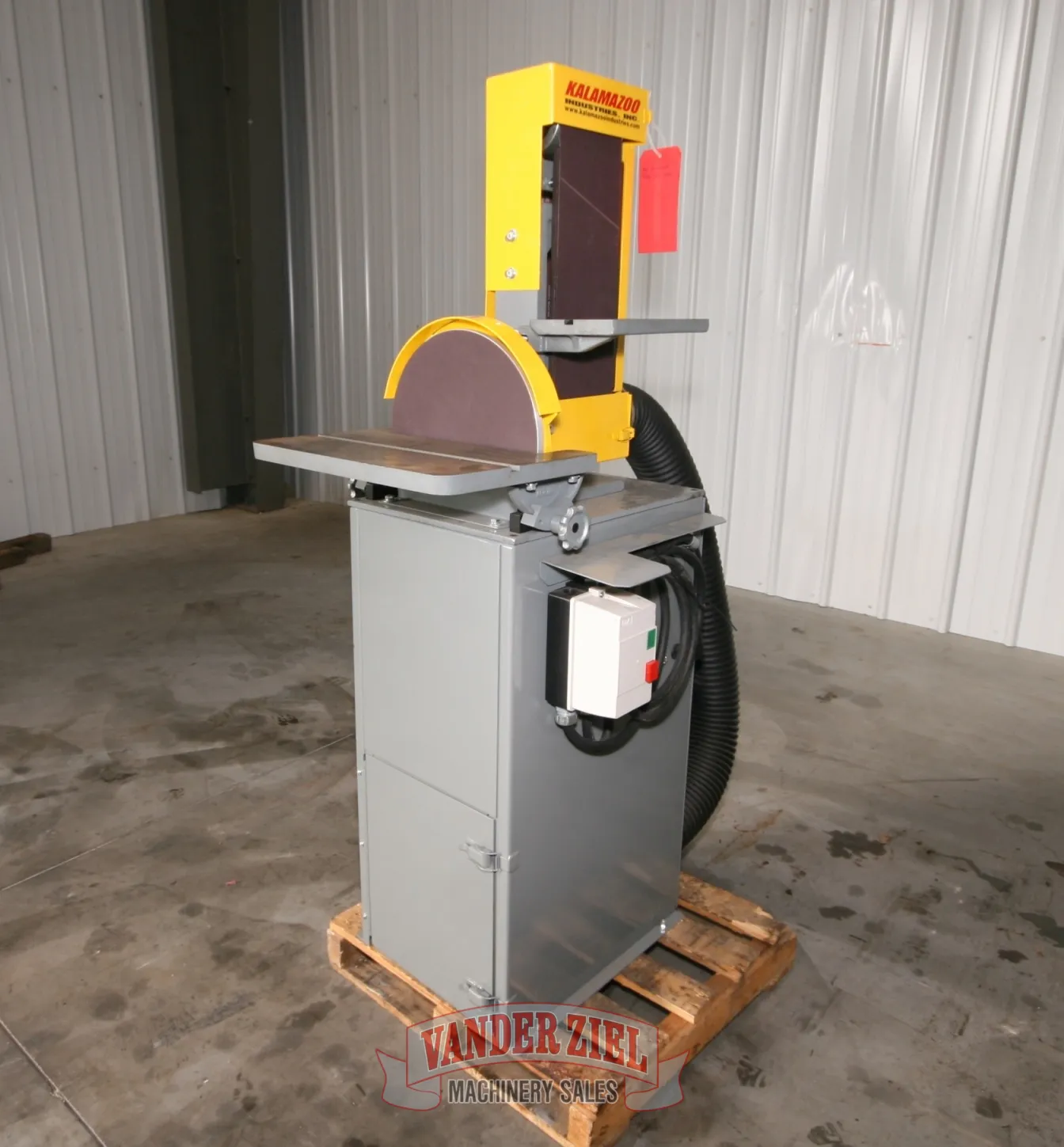 Kalamazoo Industries 6" Belt 12" Disc Combination Sander, Model S612V, 3PH/480V - NEW - Main Image 1