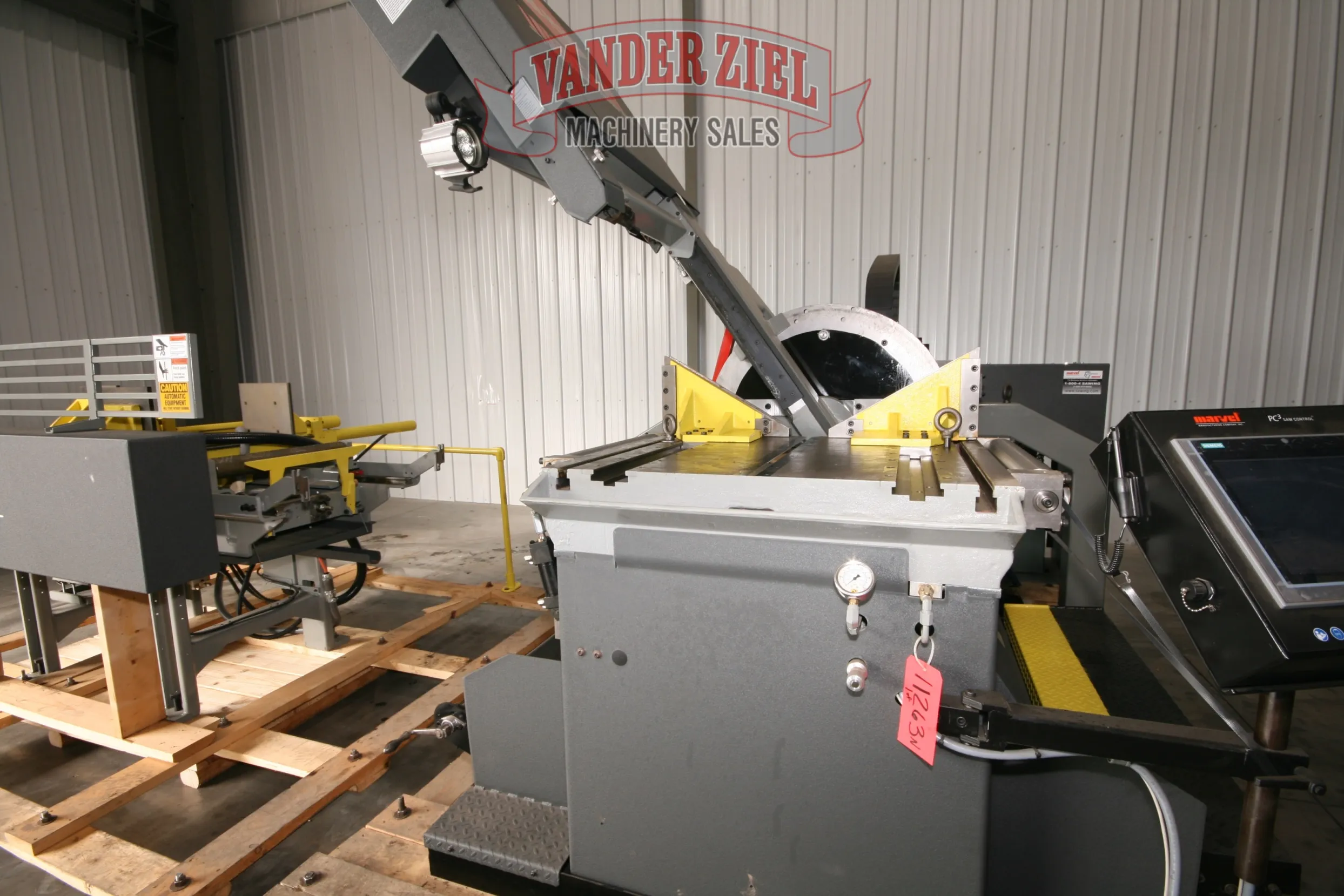 Marvel Model 2150A-PC3-60 Vertical Tilt-Frame Saw, 20″ x 25″ Capacity - Prefetch Image 46560