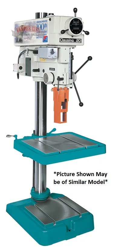 Clausing Model 2272 Drill Press, Single Phase - NEW - Main Image 1