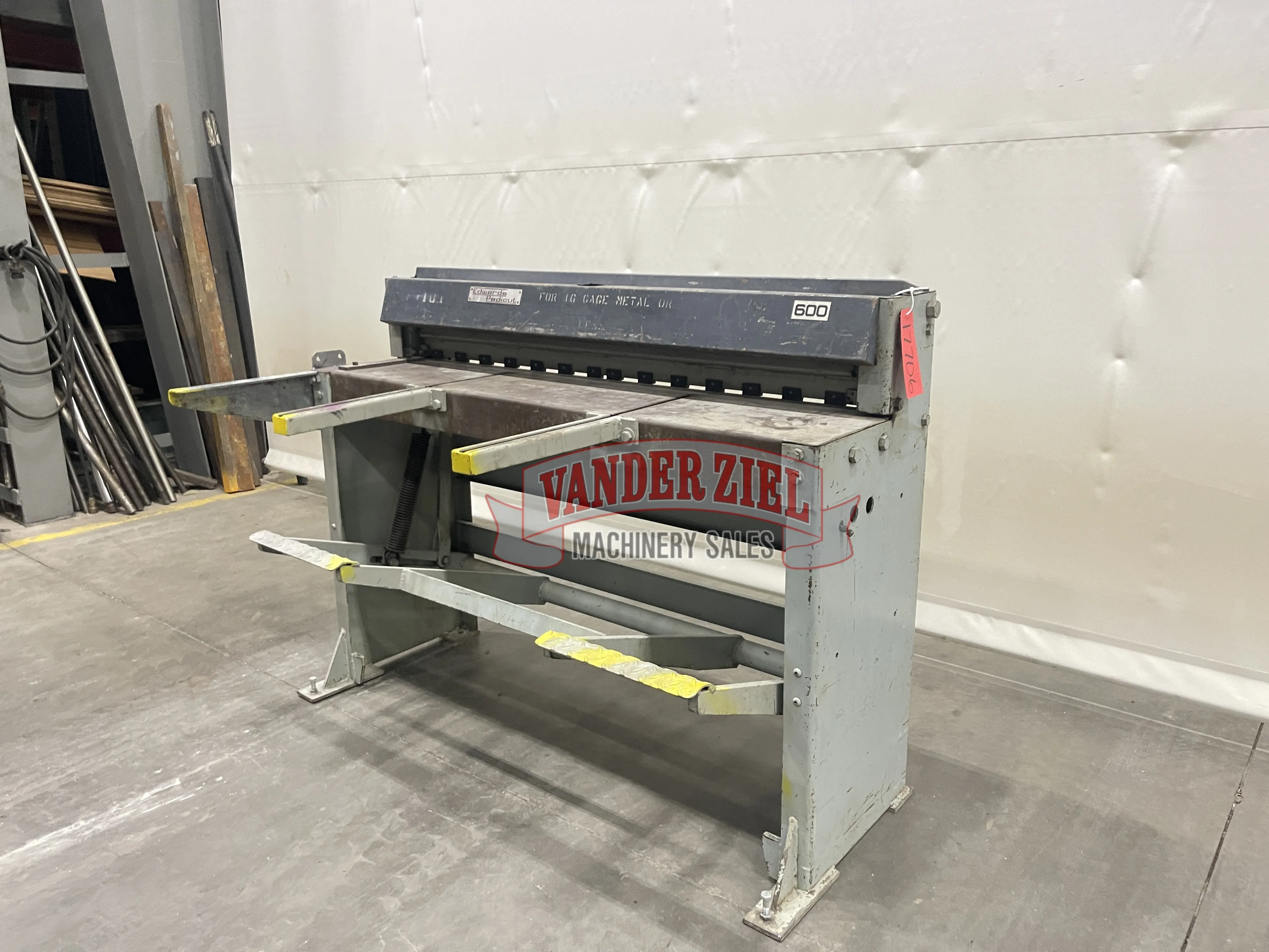 Edwards 50" x 16 GA Pedicut 600 Foot Shear - Prefetch Image 46807
