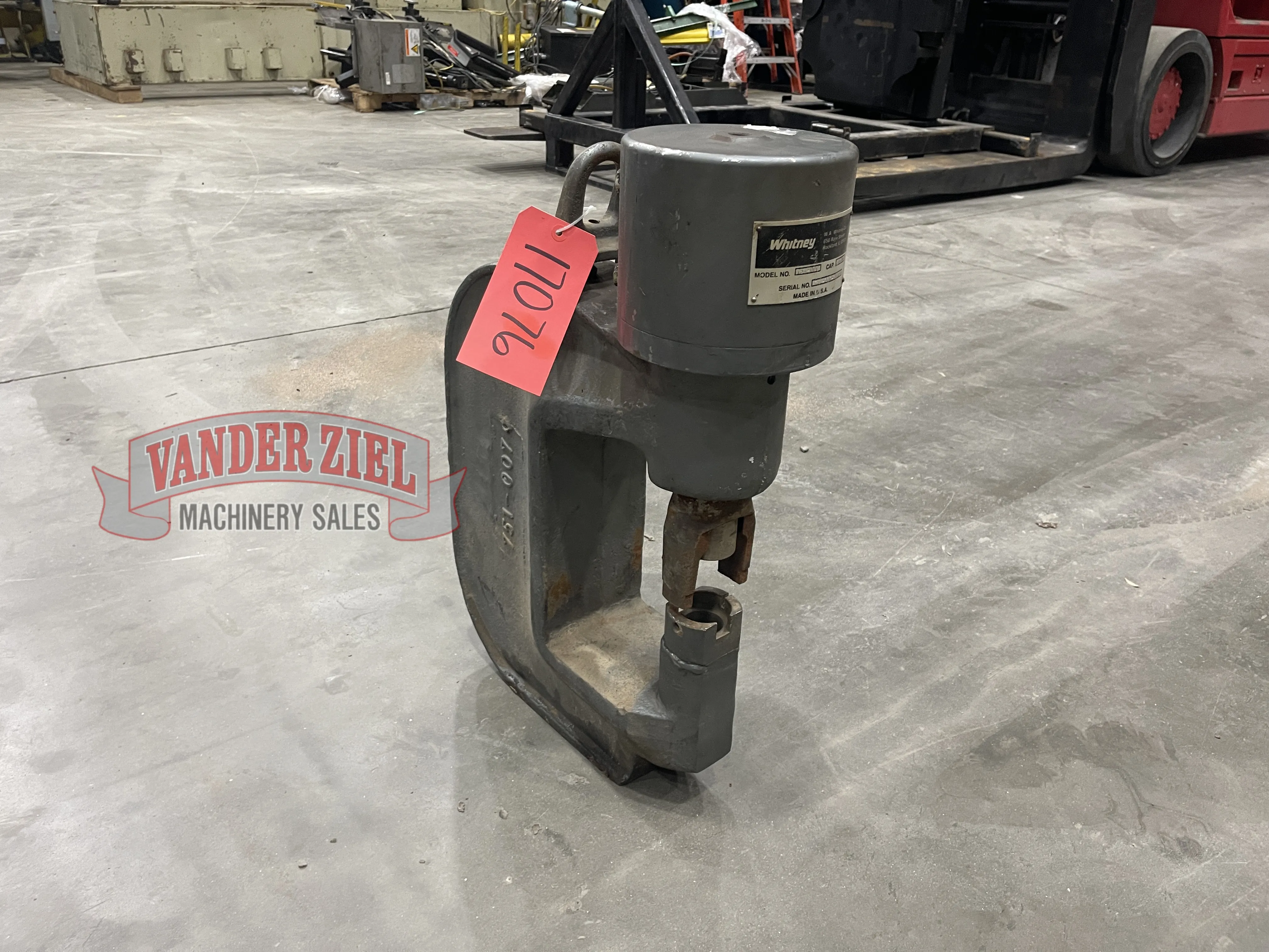 Whitney 50 Ton C-Frame Press, Model 751-000 - Prefetch Image 46904
