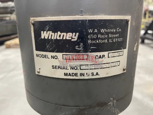Whitney 50 Ton C-Frame Press, Model 751-000 - Gallery Thumbnail 6