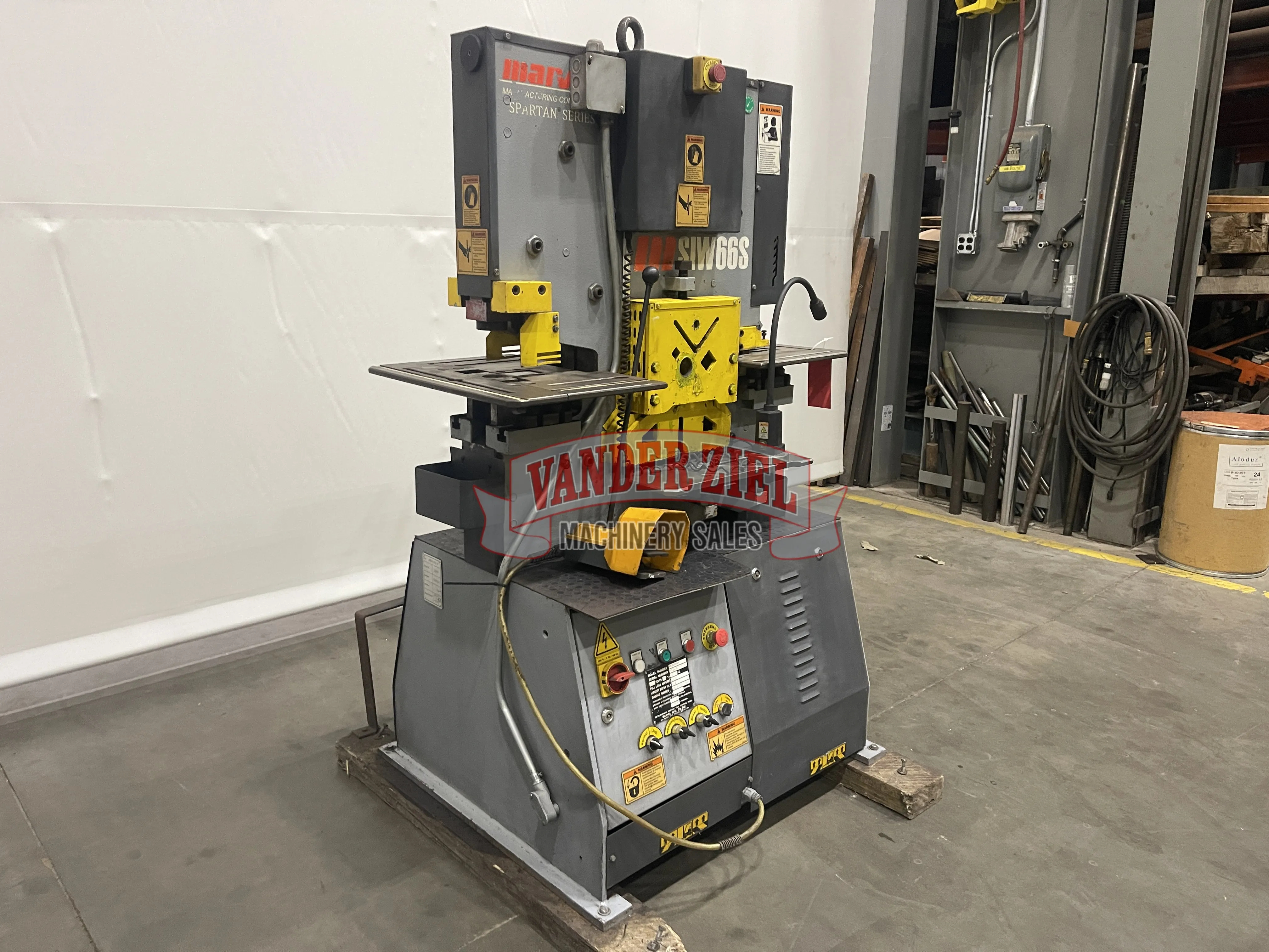Marvel 66 Ton Heavy Duty Ironworker, Model MSIW66S - Prefetch Image 46916