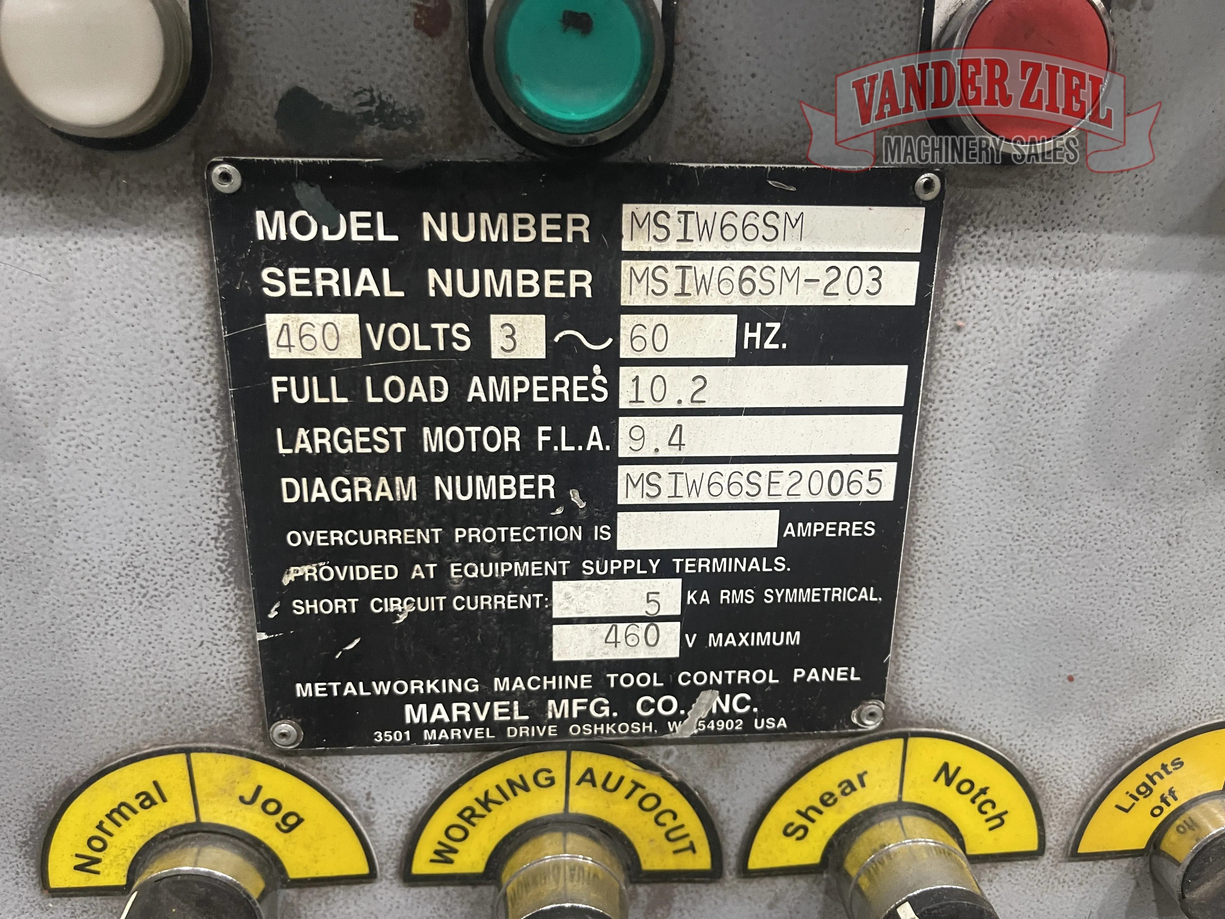 Marvel 66 Ton Heavy Duty Ironworker, Model MSIW66S - Prefetch Image 46917
