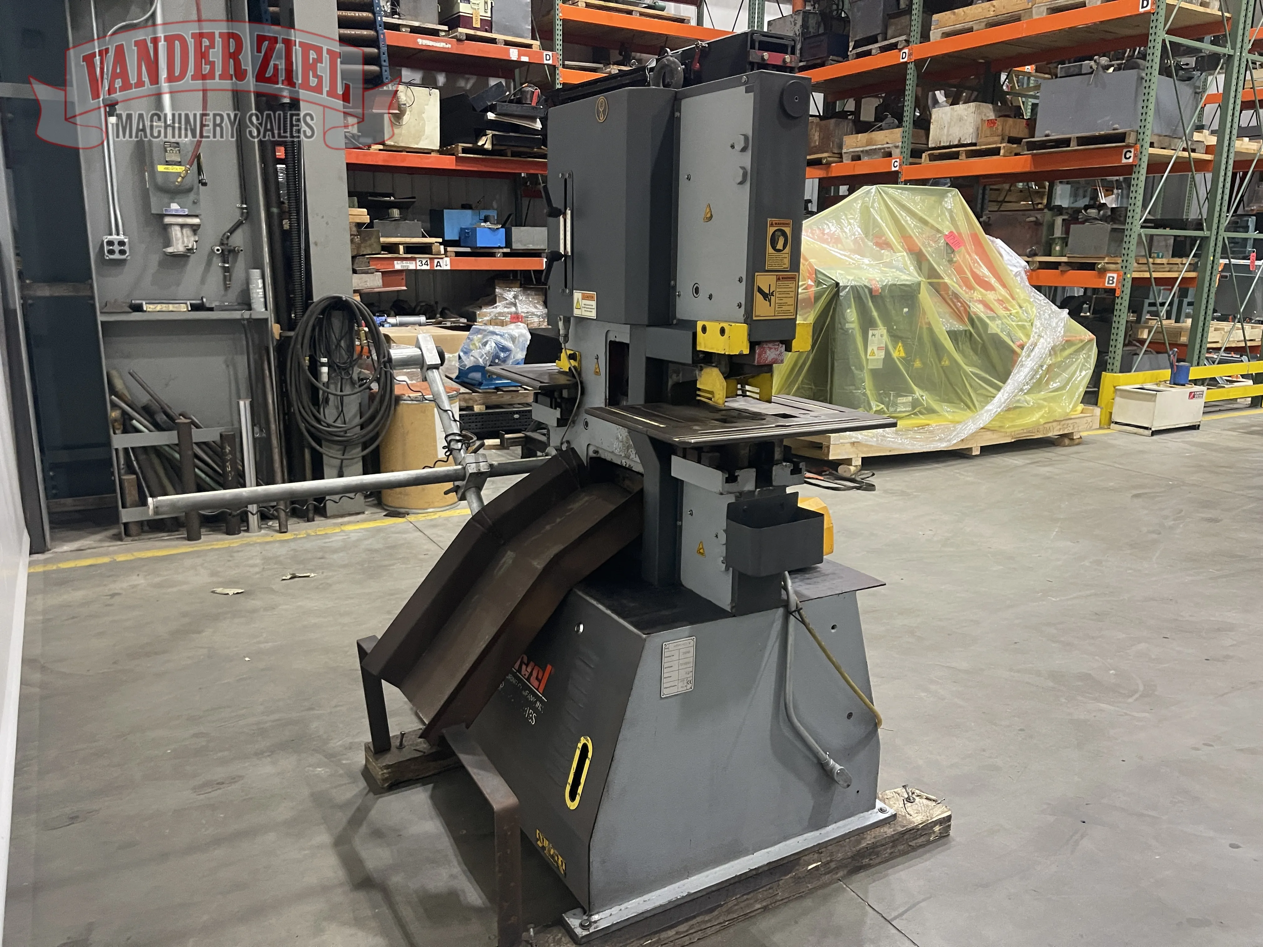 Marvel 66 Ton Heavy Duty Ironworker, Model MSIW66S - Prefetch Image 46920