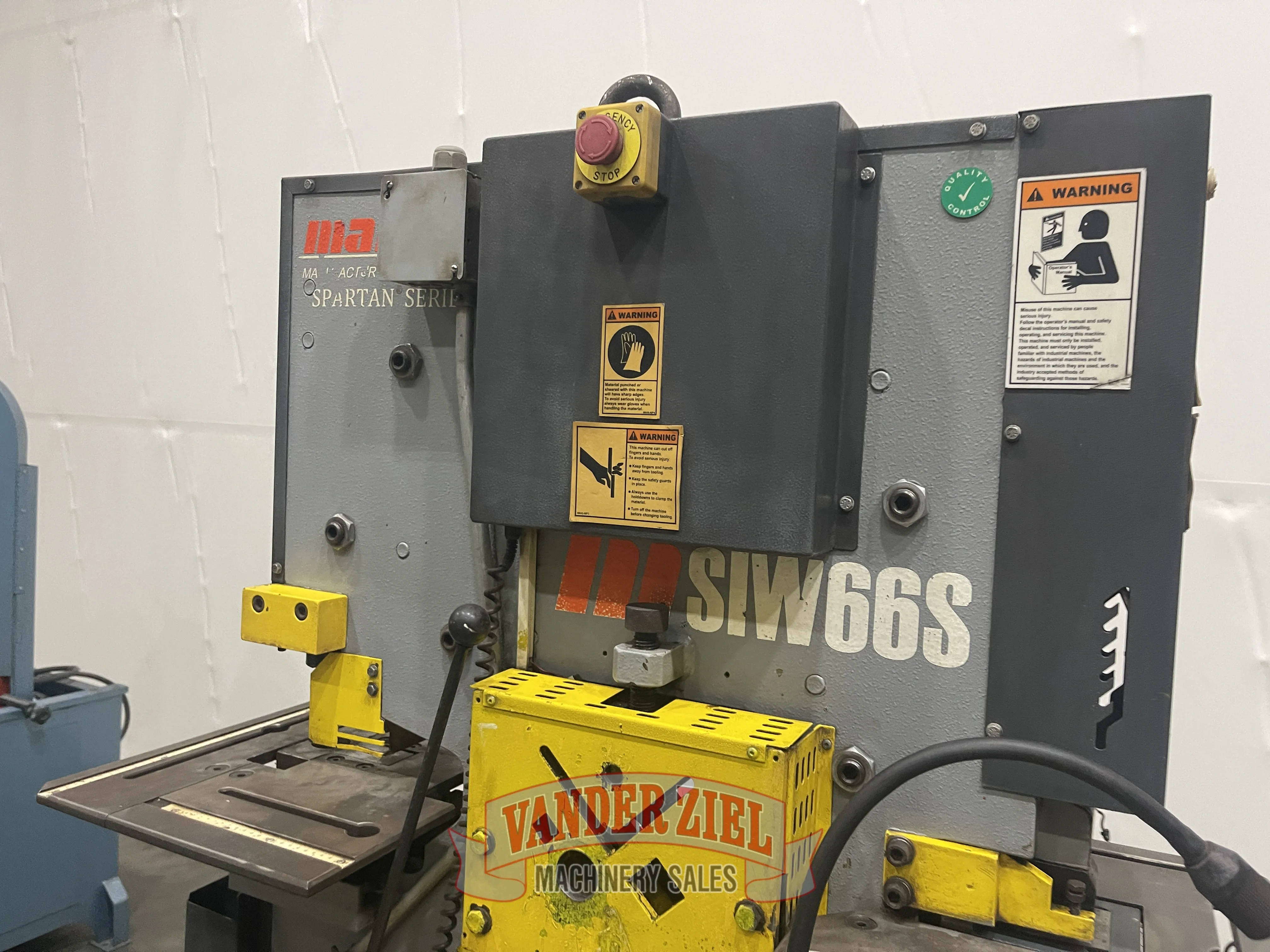 Marvel 66 Ton Heavy Duty Ironworker, Model MSIW66S - Prefetch Image 46923