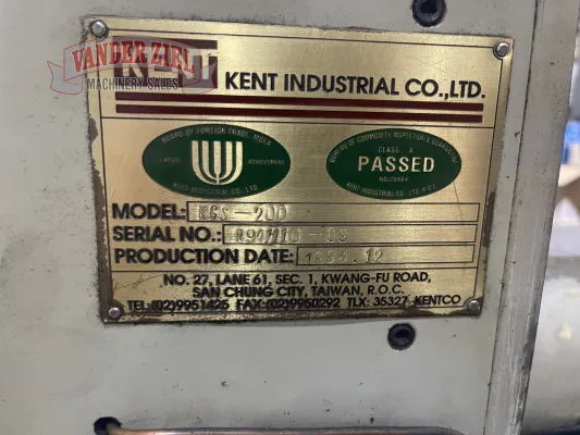 Kent 6" x 12" Hand Surface Grinder, KSG-200 - Gallery Thumbnail 6