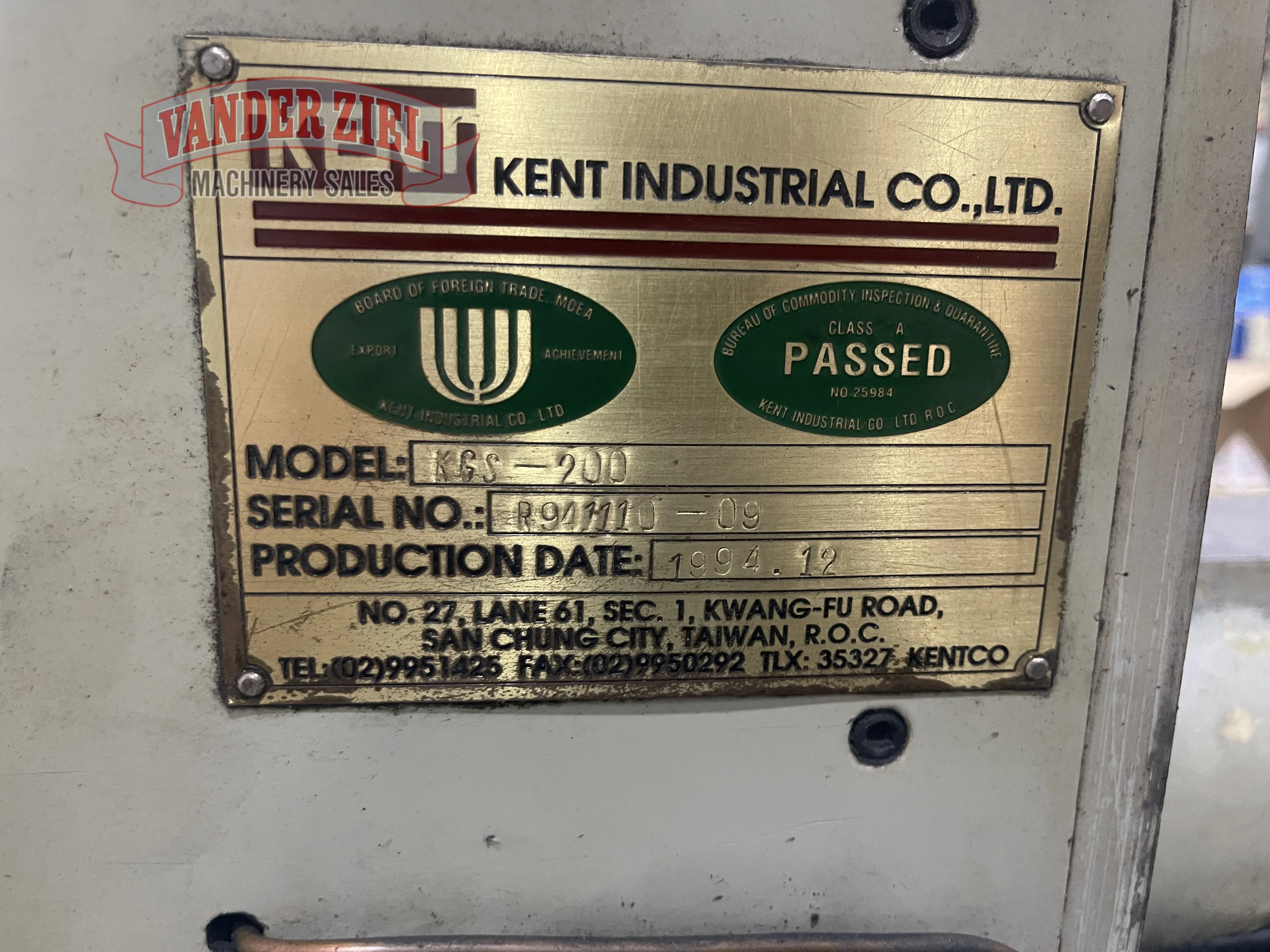 Kent 6" x 12" Hand Surface Grinder, KSG-200 - Prefetch Image 46954