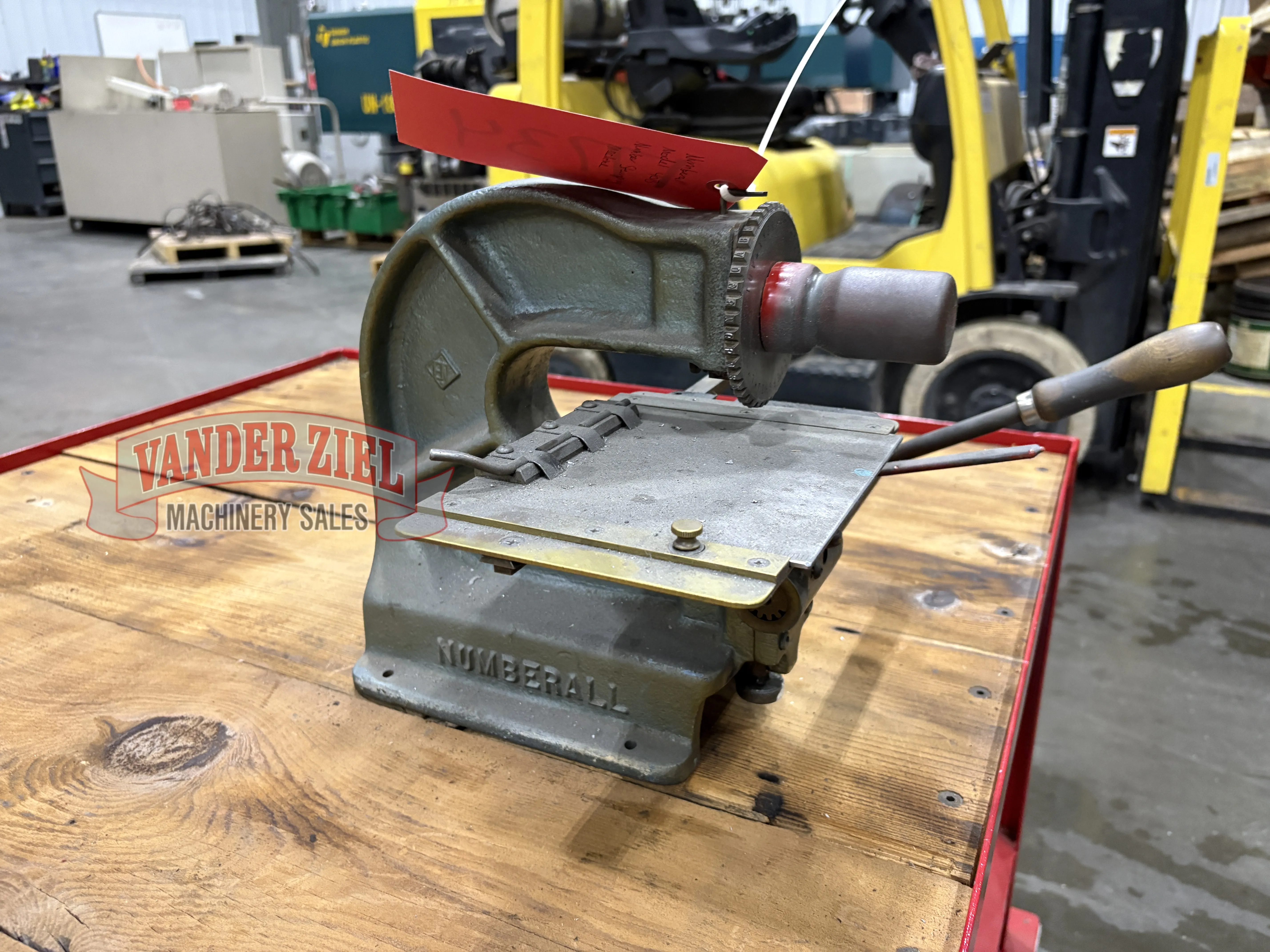 Numberall Model 40B Number Stamping Machine - Prefetch Image 46975