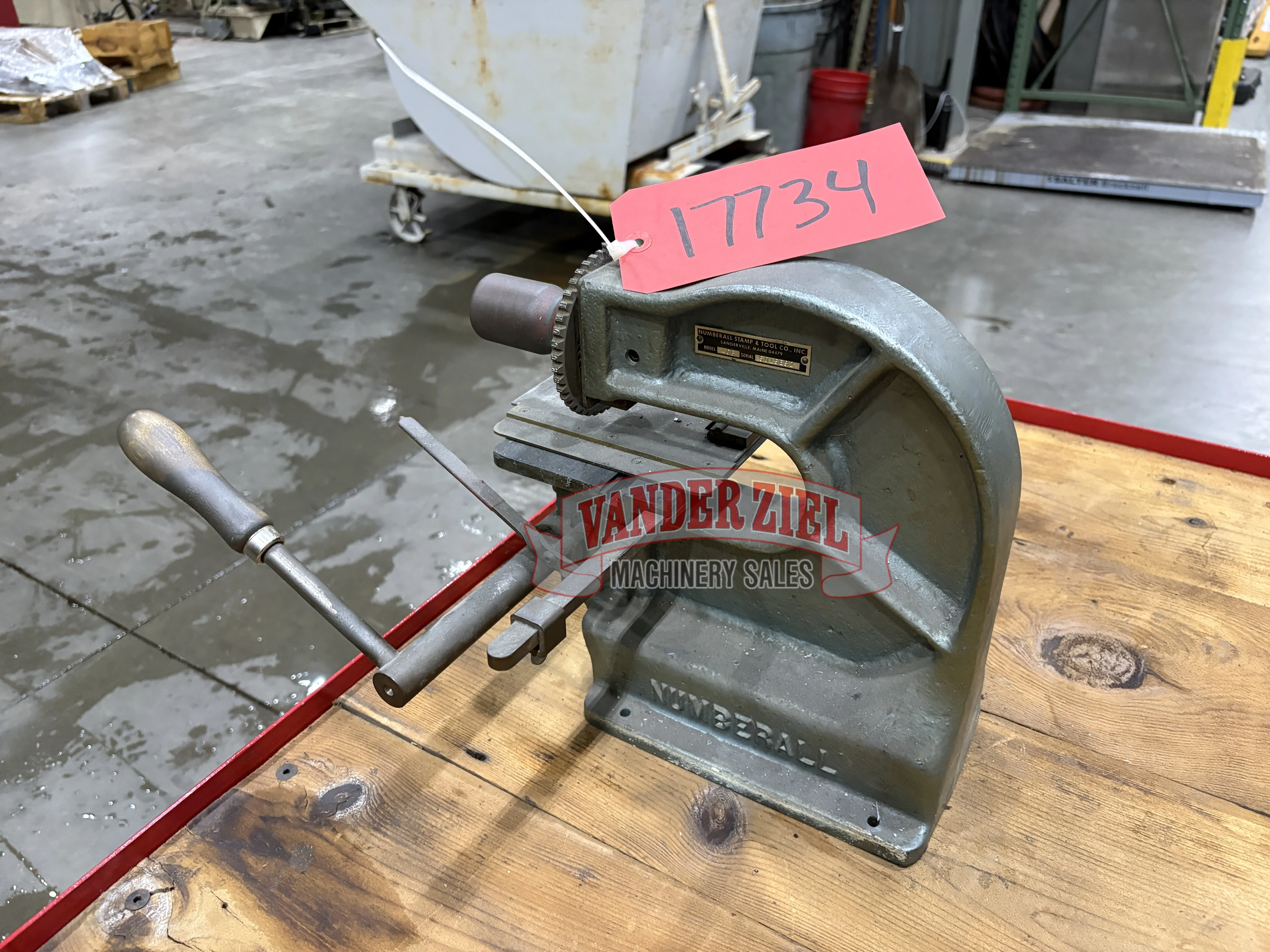 Numberall Model 40B Number Stamping Machine - Prefetch Image 46978