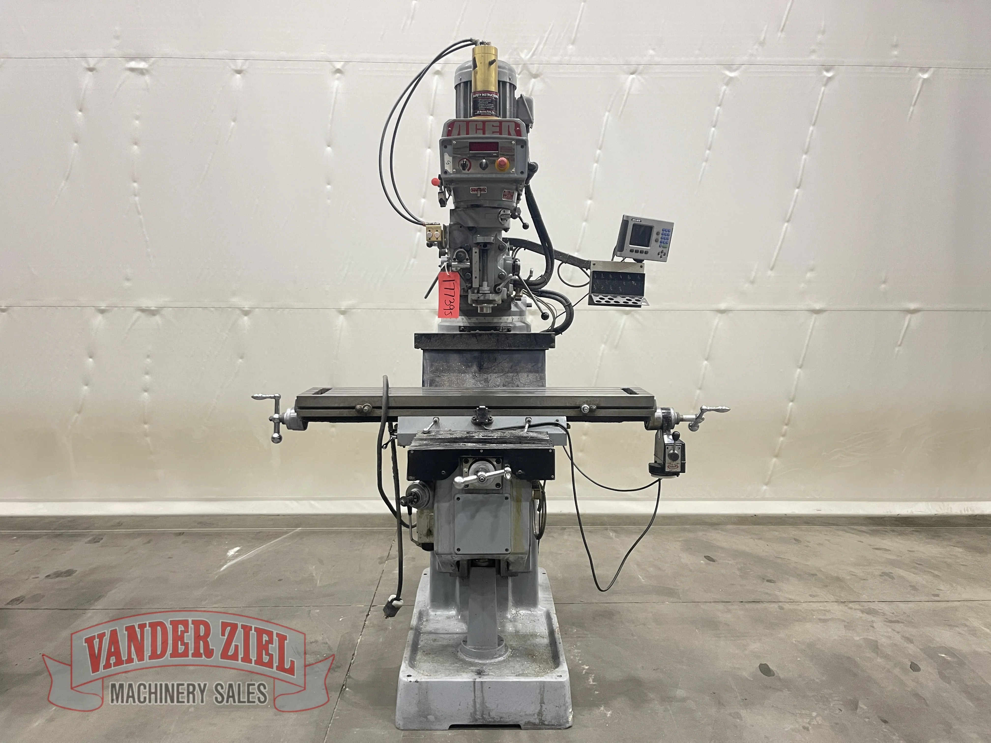 Acer EVS-3VKH Vertical Knee Mill, 10" x 50" Table - Main Image 1