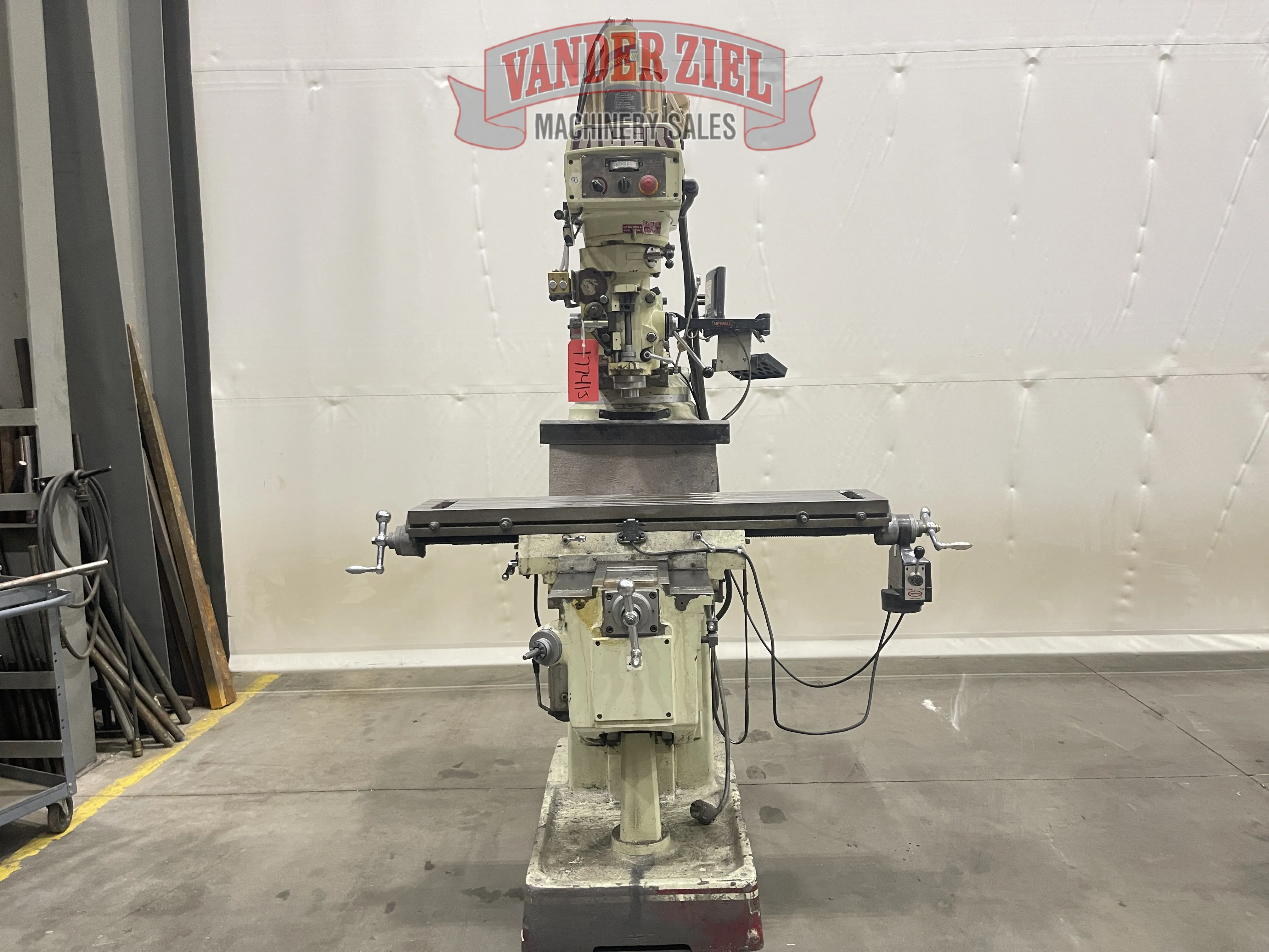 Acer EVS-3VKH Vertical Knee Mill, 10" x 50" Table - Prefetch Image 47029