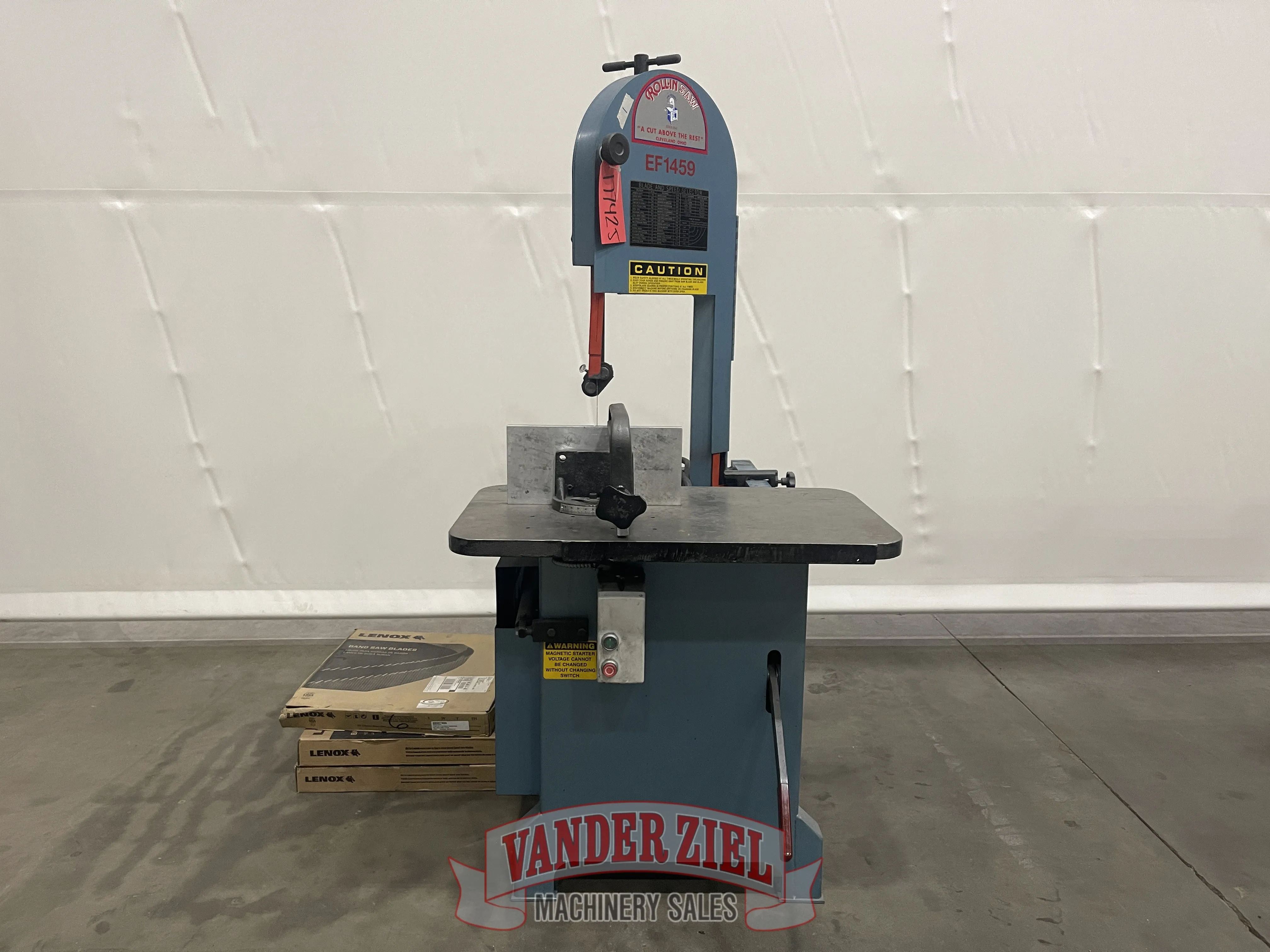 Roll-In EF1459 Roll In Vertical Bandsaw - Main Image 1
