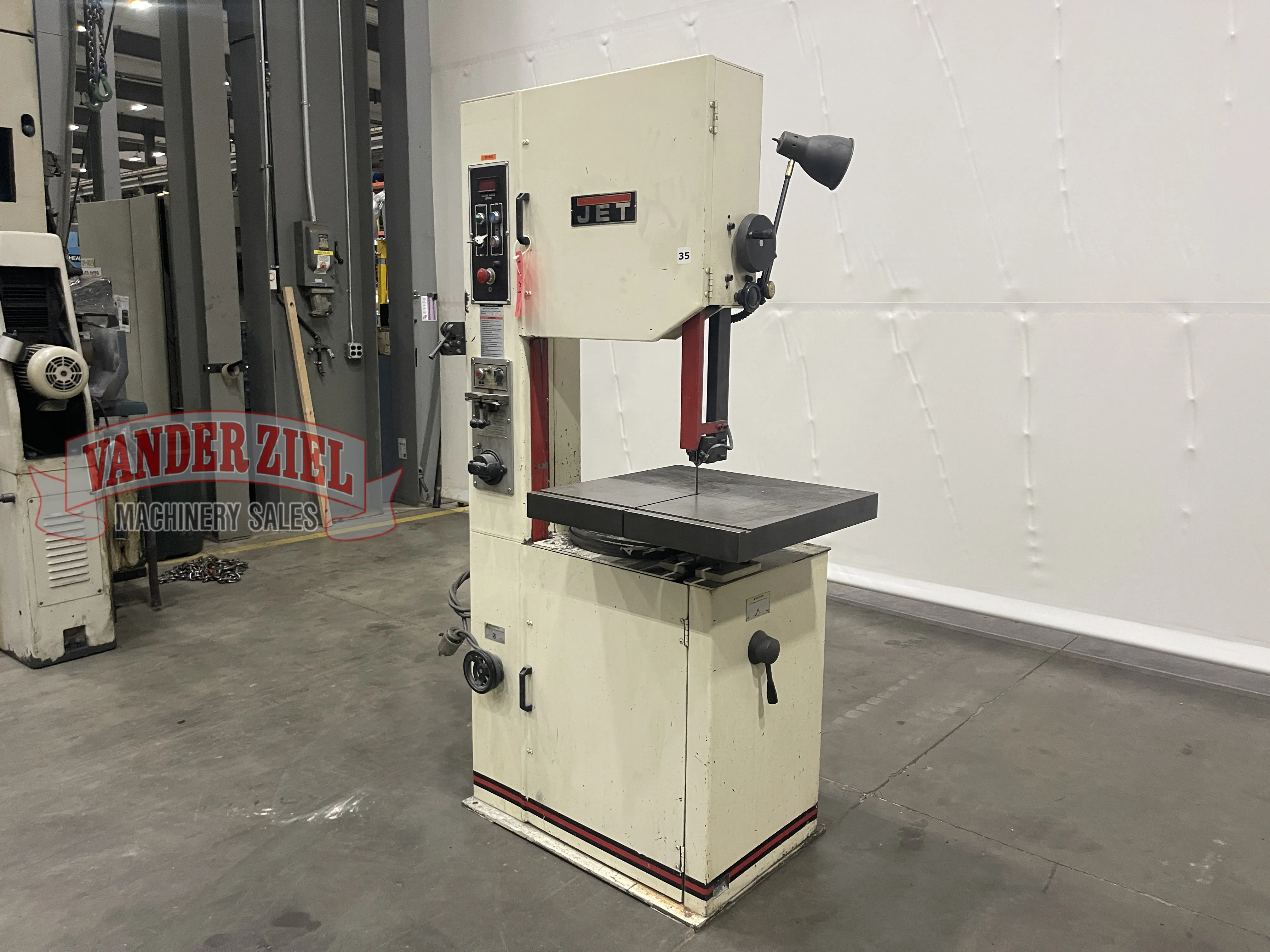 Jet 20" Vertical Bandsaw, Model VBS-2012 - Prefetch Image 47045