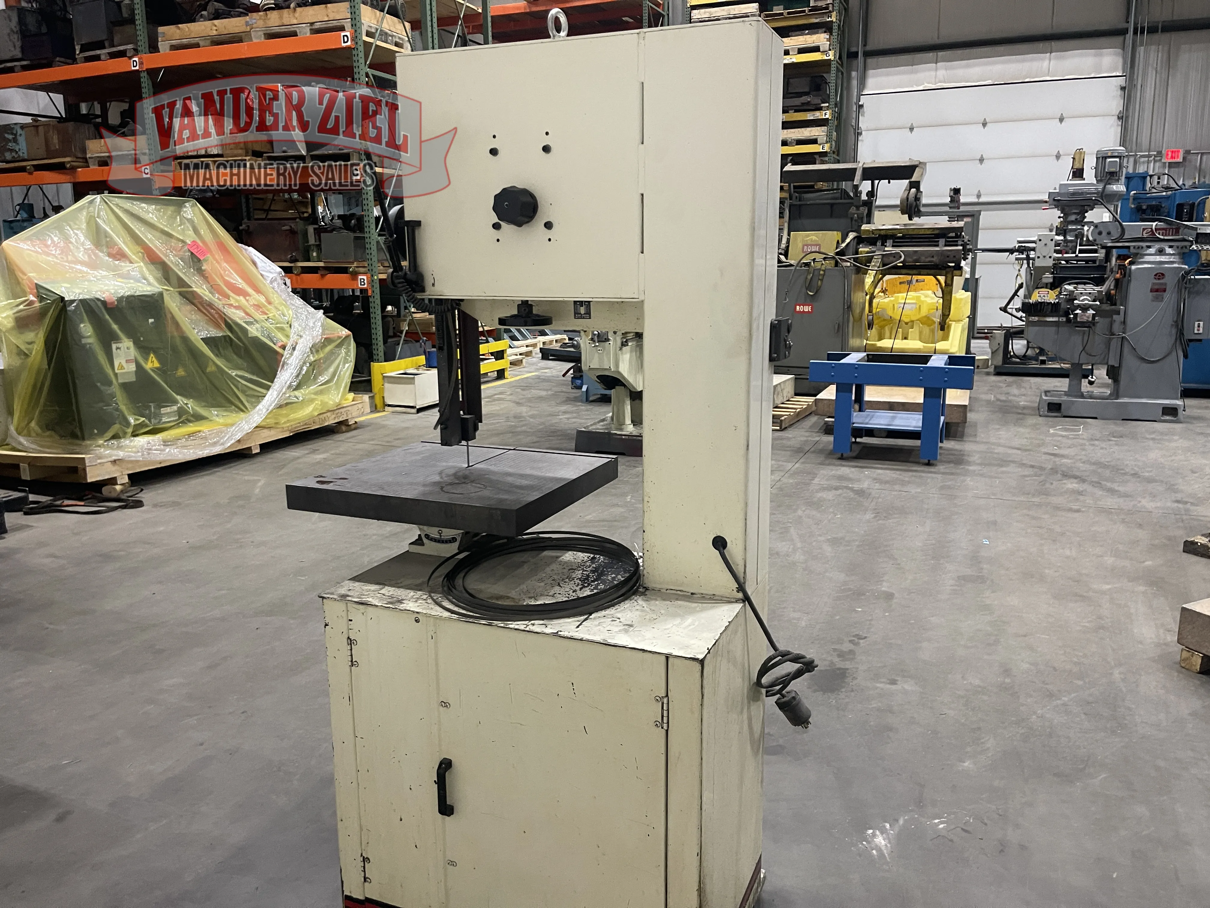 Jet 20" Vertical Bandsaw, Model VBS-2012 - Prefetch Image 47048