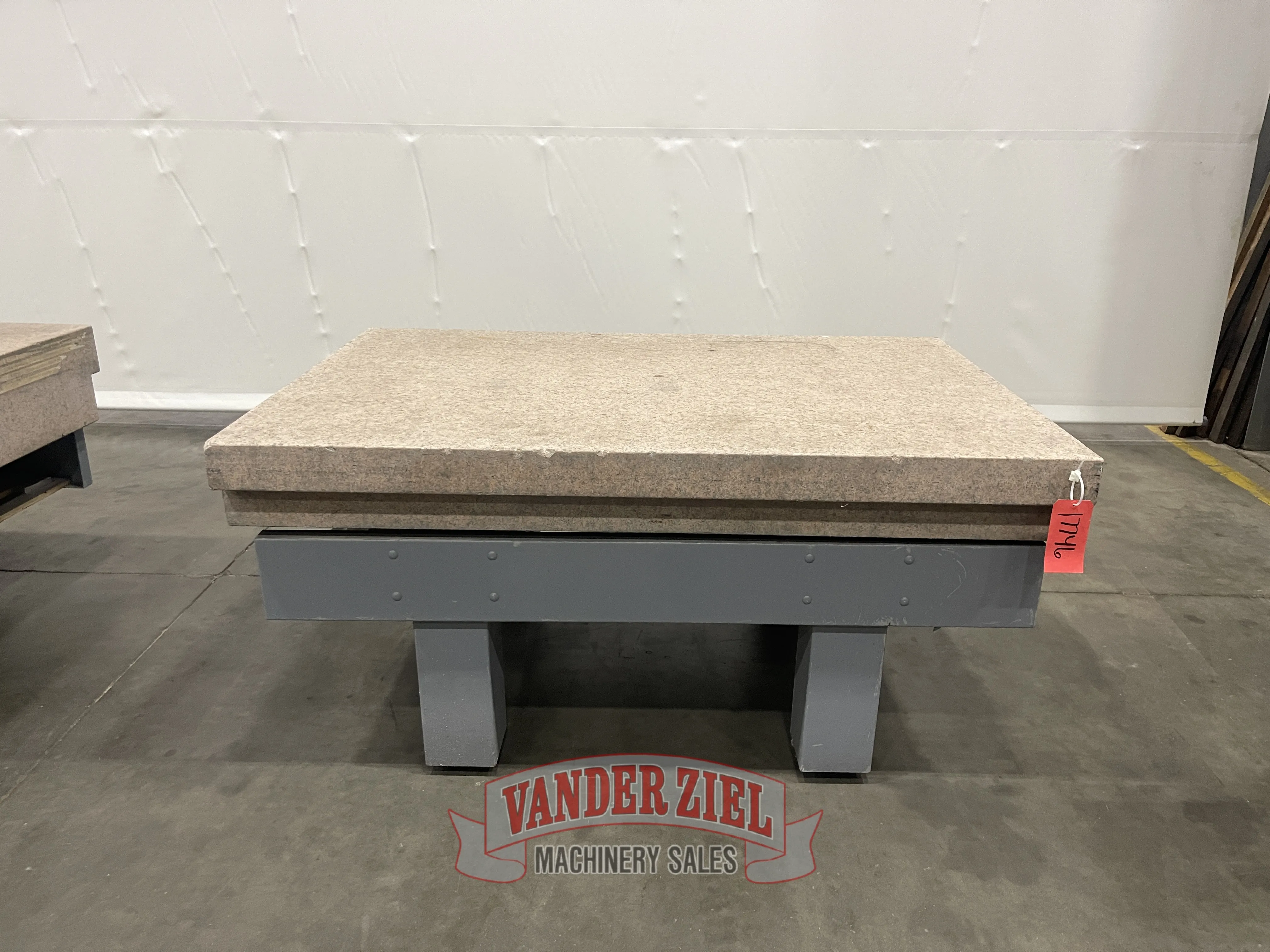 4' x 6' 8" Thick Pink Granite Surface Plate - Main Image 1