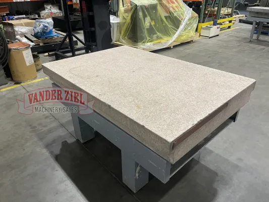 4' x 6' 8" Thick Pink Granite Surface Plate  - Gallery Thumbnail 5