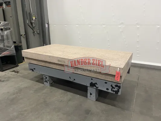 4' x 8' 12" Thick Pink Granite Surface Plate - Gallery Thumbnail 2