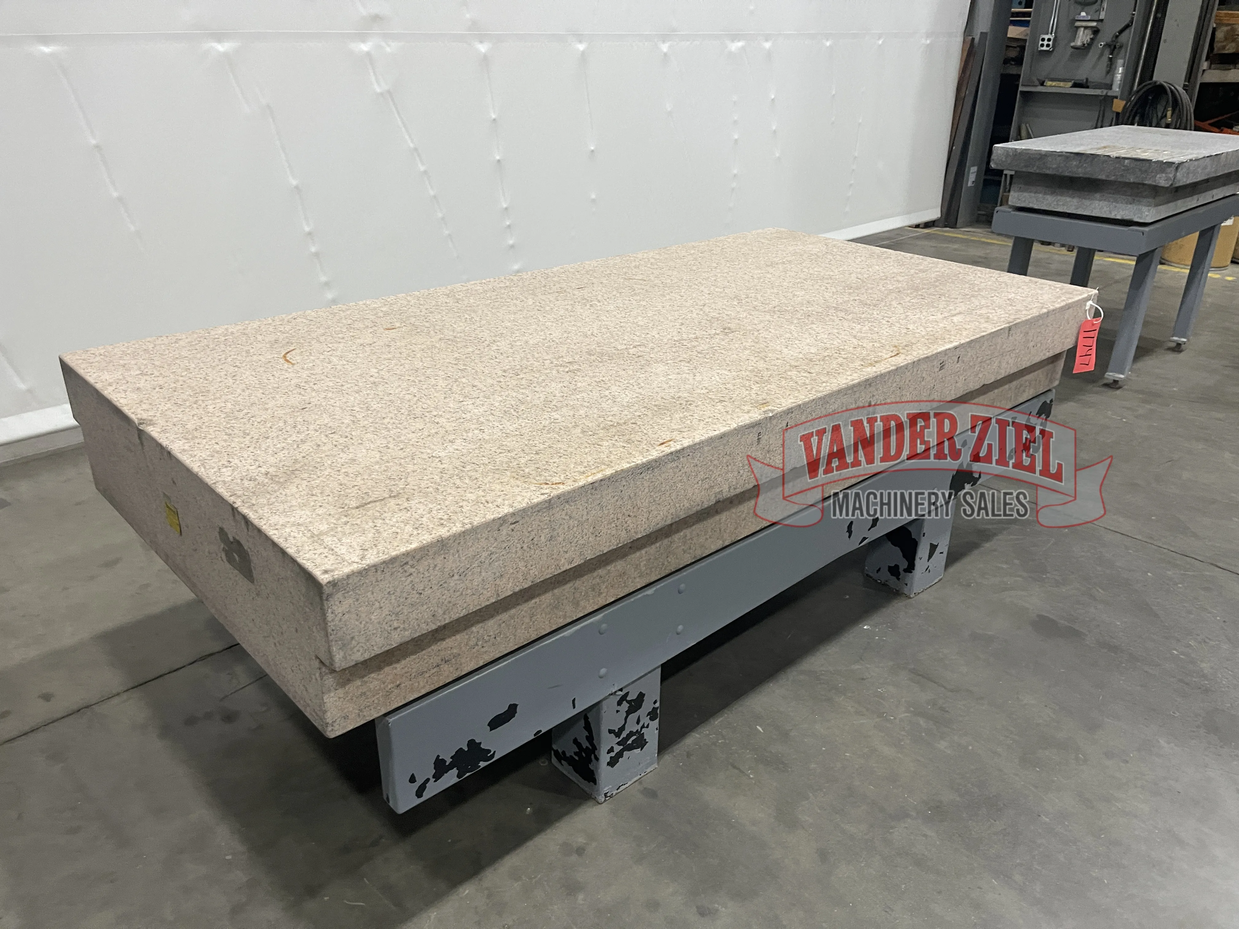 4' x 8' 12" Thick Pink Granite Surface Plate - Prefetch Image 47062
