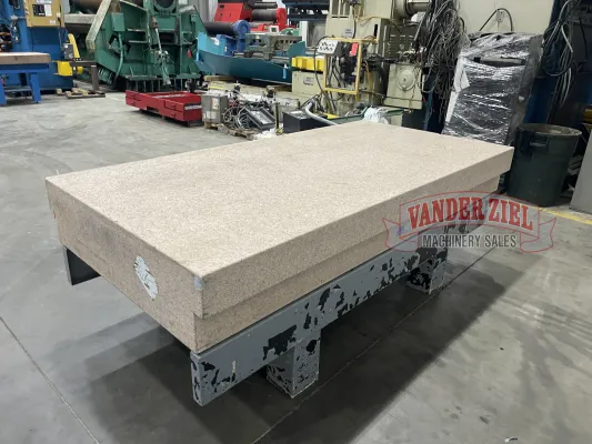 4' x 8' 12" Thick Pink Granite Surface Plate - Gallery Thumbnail 5