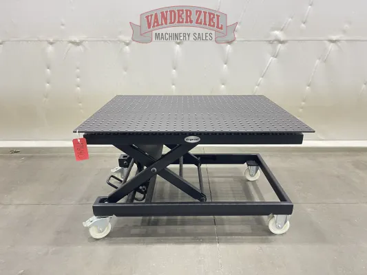 Siegmund Imperial 4' x 5' Heavy Duty Mobile Lifting Welding Table