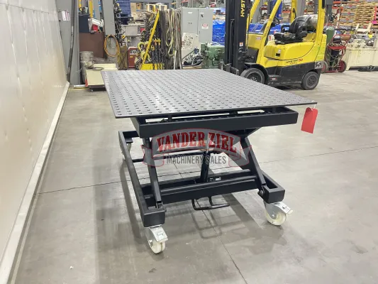 Siegmund Imperial 4' x 5' Heavy Duty Mobile Lifting Welding Table - Gallery Thumbnail 2