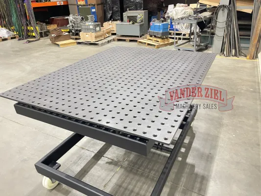 Siegmund Imperial 4' x 5' Heavy Duty Mobile Lifting Welding Table - Gallery Thumbnail 3