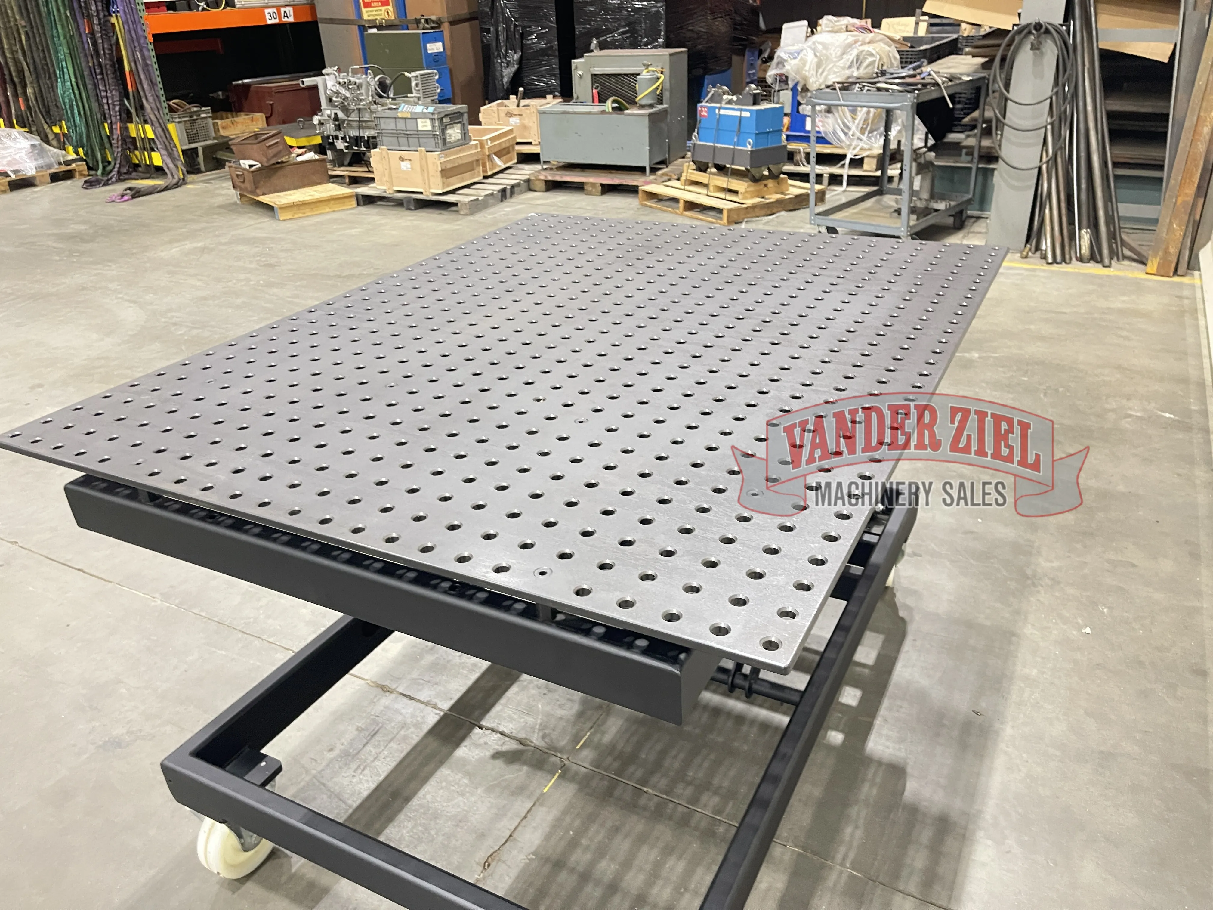 Siegmund Imperial 4' x 5' Heavy Duty Mobile Lifting Welding Table - Prefetch Image 47084