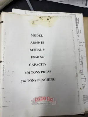 Standard 20' x 600 Ton Press Brake - Gallery Thumbnail 11
