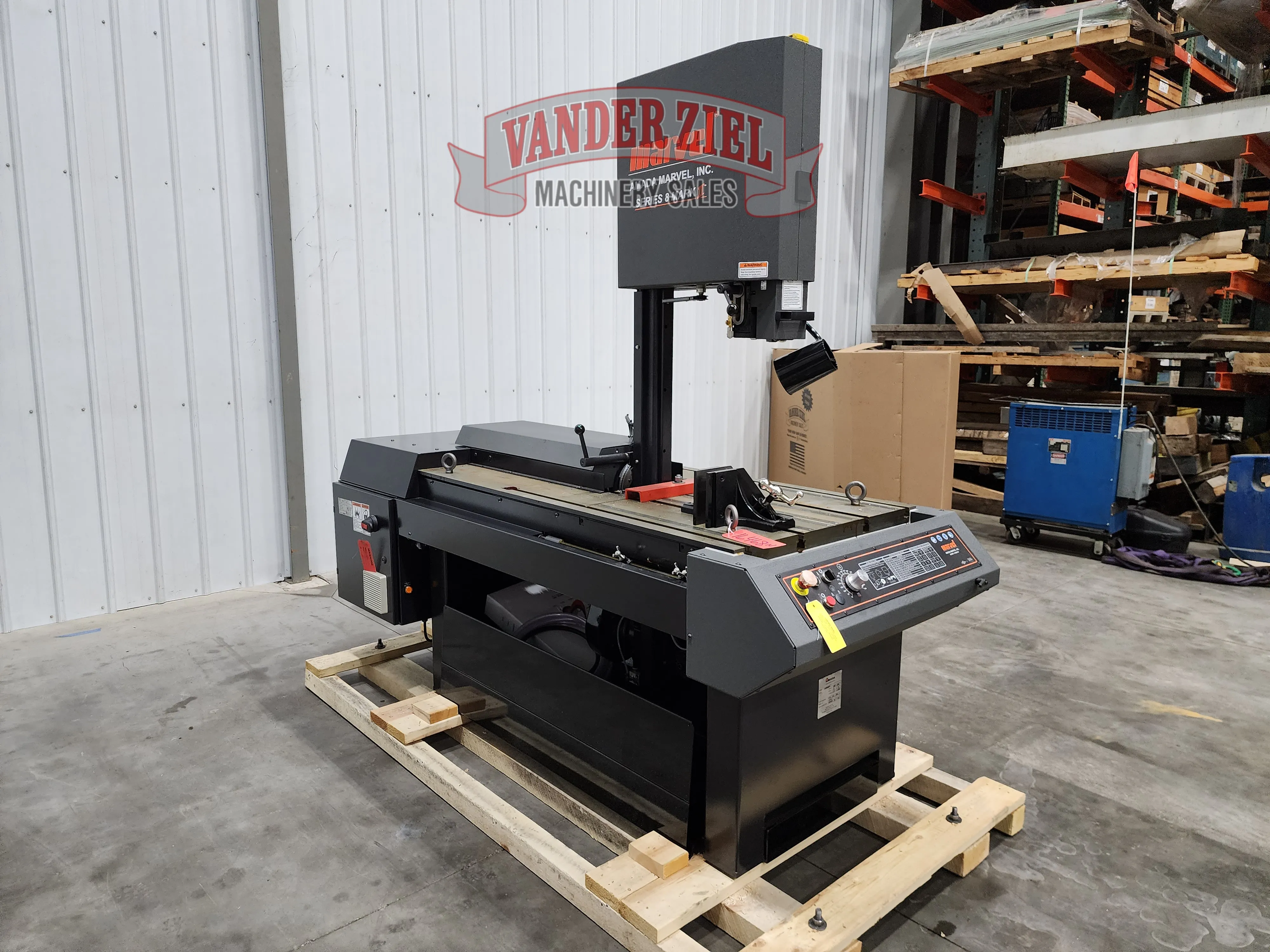 Marvel Model 8 Mark II Vertical Tilt Frame Saw, 18″ x 22″ Capacity 480V – NEW - Prefetch Image 47153