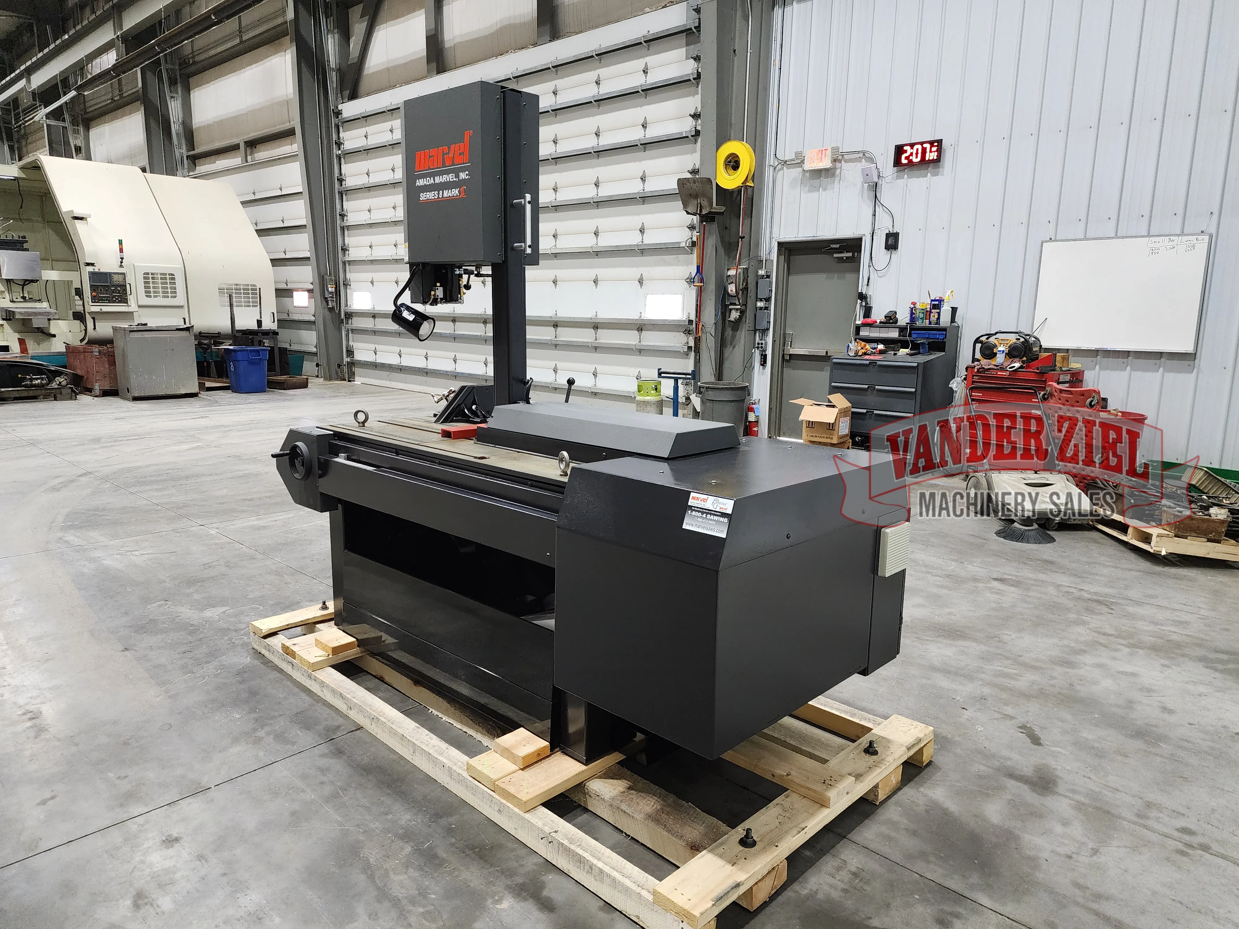 Marvel Model 8 Mark II Vertical Tilt Frame Saw, 18″ x 22″ Capacity 480V – NEW - Prefetch Image 47155