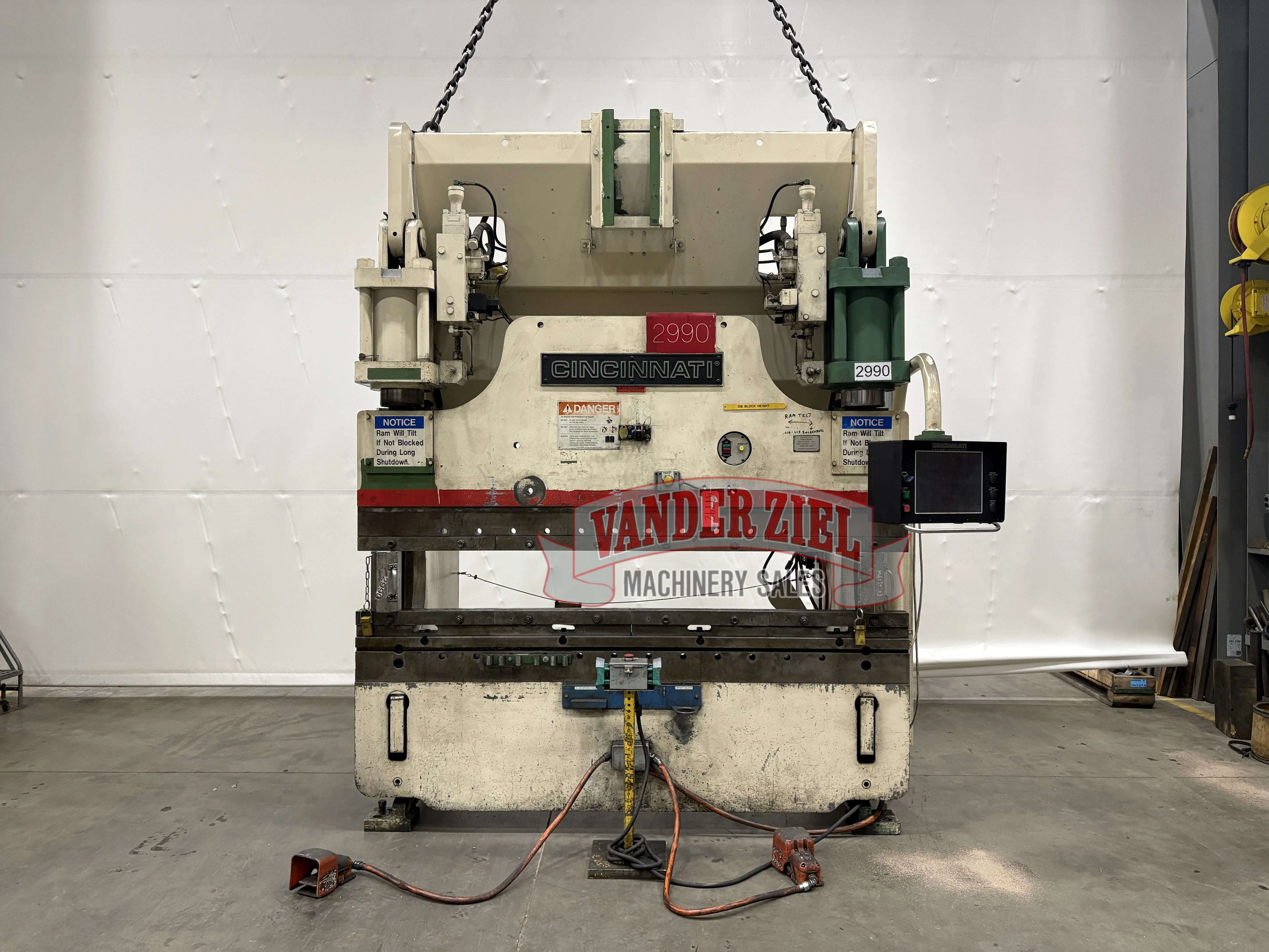 Cincinnati 8’ x 175 Ton Hydraulic Press Brake, Model 175 FMII x 6 - Main Image 1