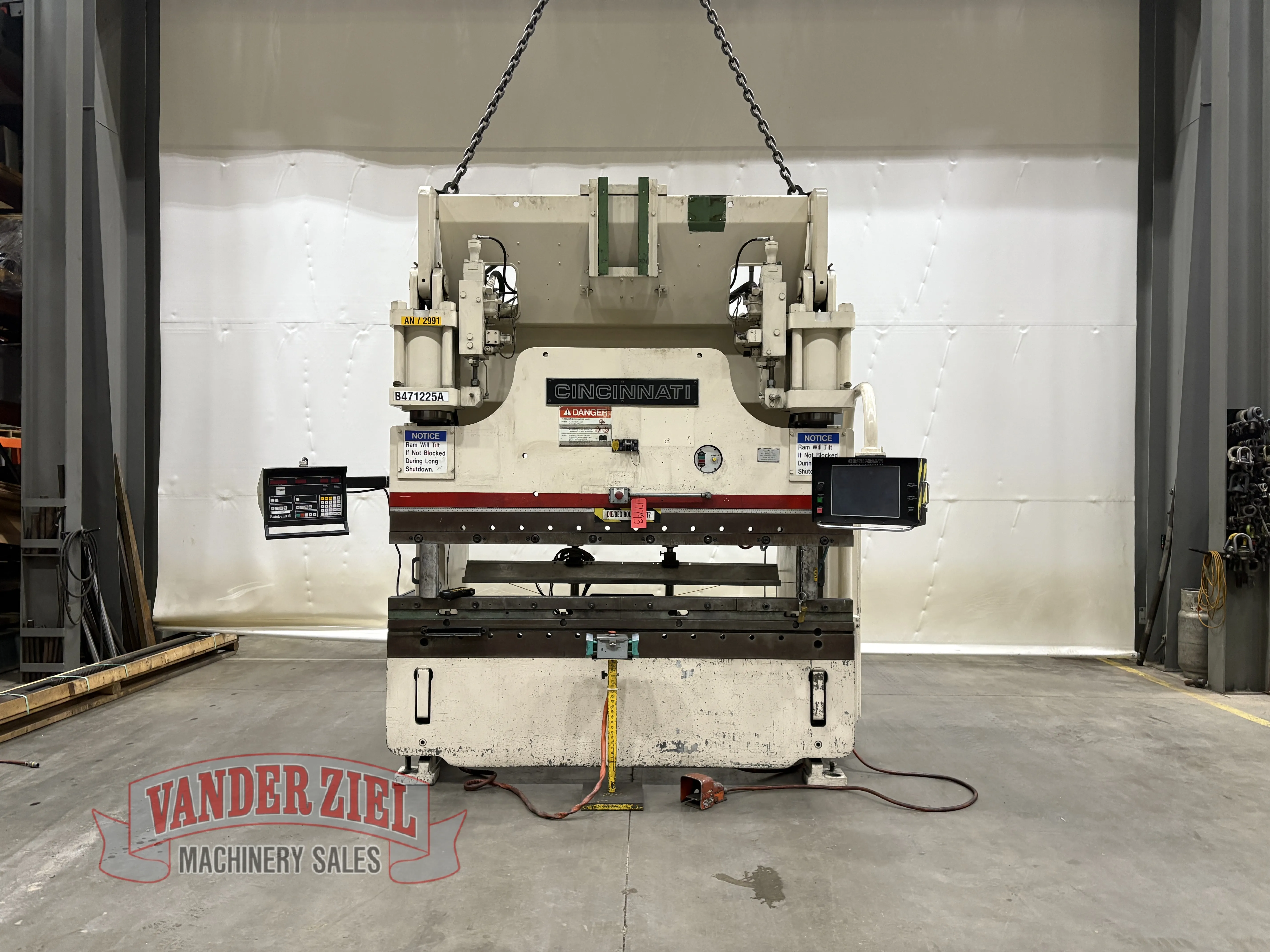 Cincinnati 8’ x 175 Ton Hydraulic Press Brake, Model 175 FMII x 6 - Main Image 1