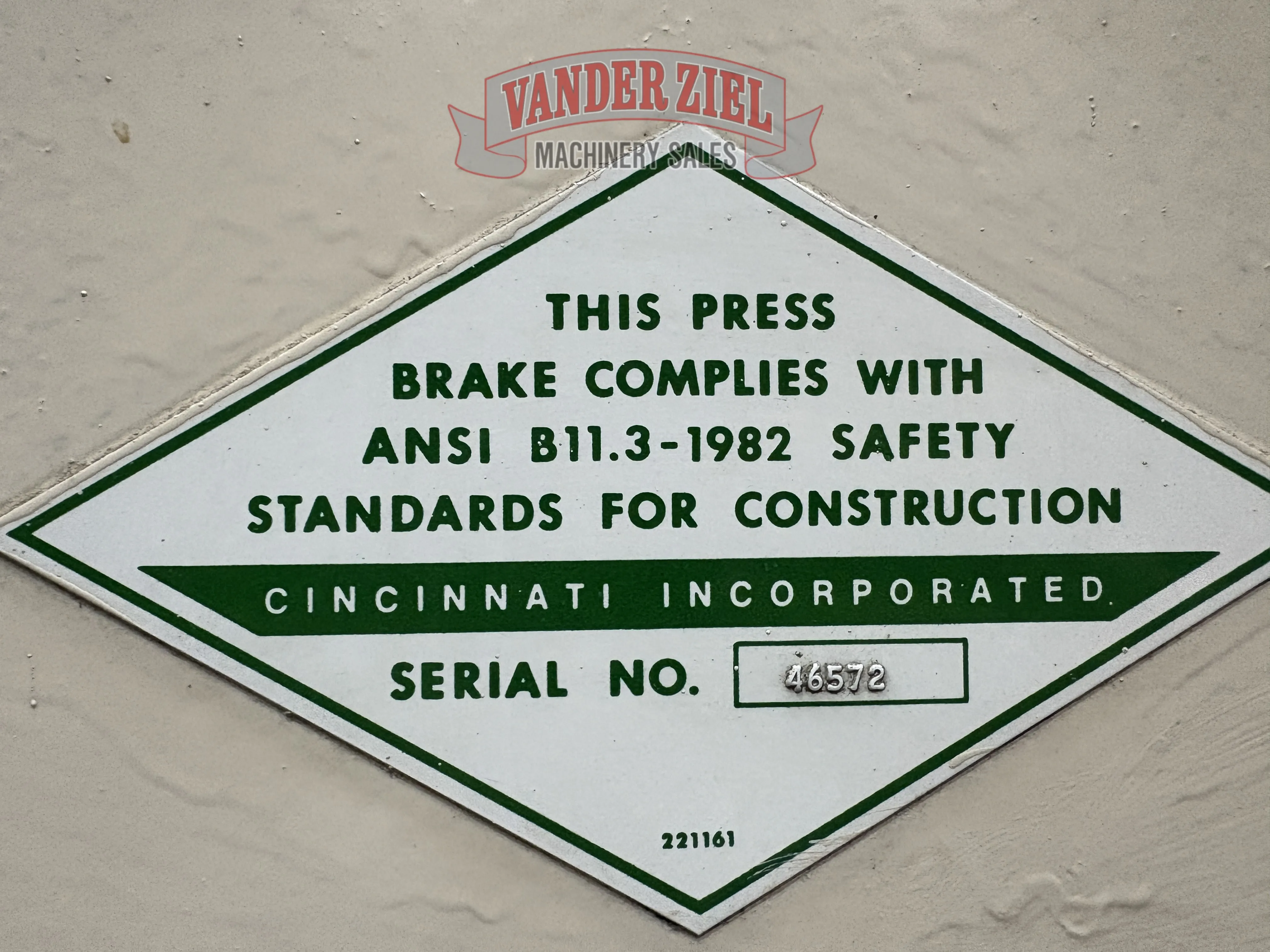 Cincinnati 8’ x 175 Ton Hydraulic Press Brake, Model 175 FMII x 6 - Prefetch Image 47283
