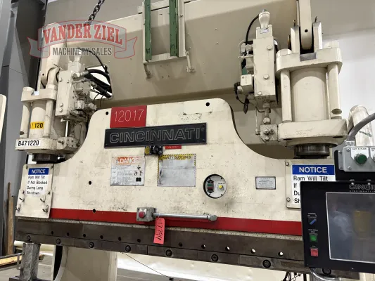 Cincinnati 8’ x 175 Ton Hydraulic Press Brake, Model 175 FMII x 6 - Gallery Thumbnail 3