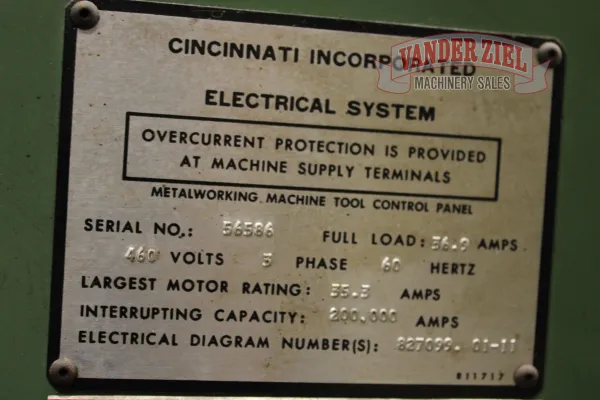 Cincinnati 8’ x 175 Ton Hydraulic Press Brake, Model 175 FMII x 6 - Gallery Thumbnail 4