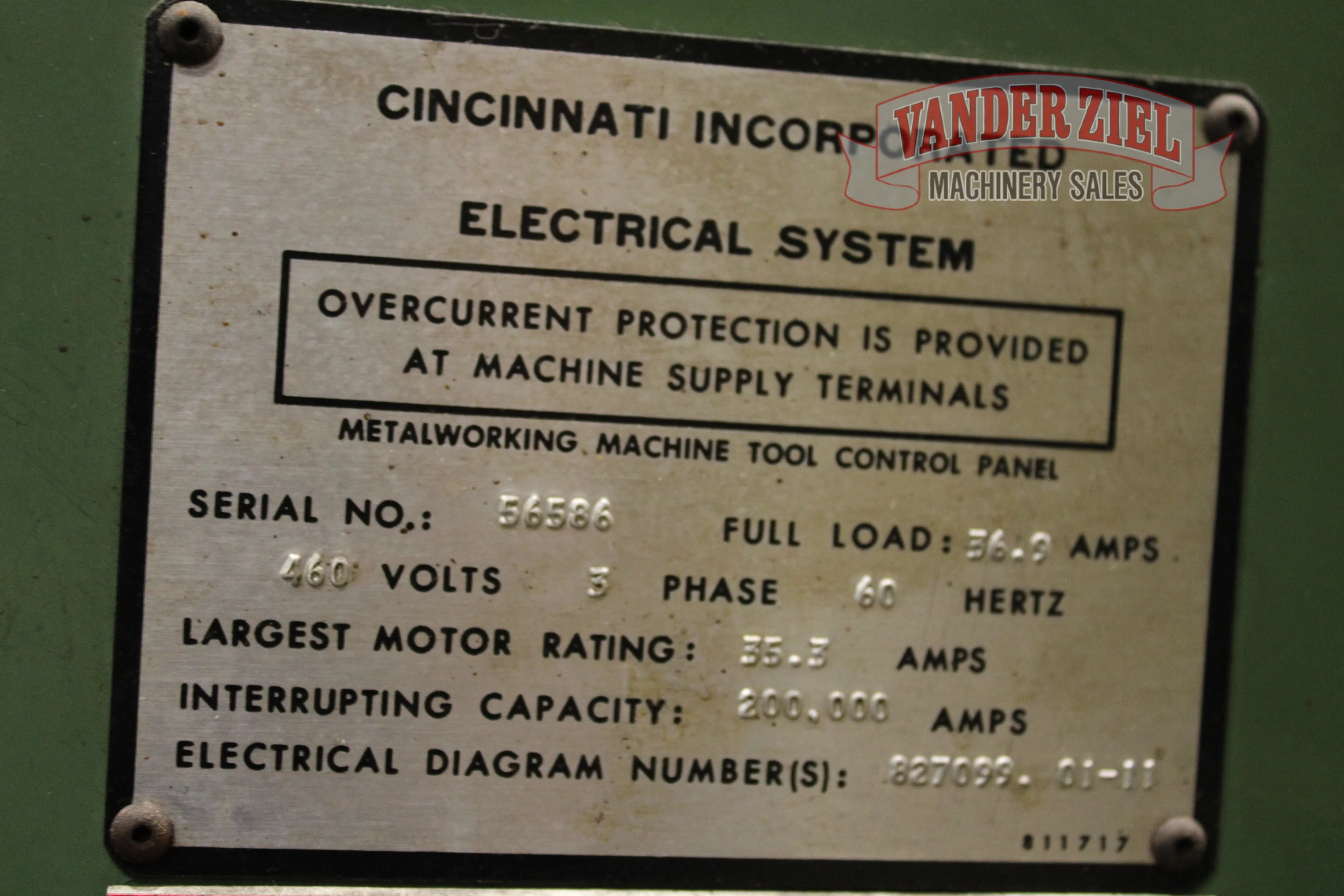 Cincinnati 8’ x 175 Ton Hydraulic Press Brake, Model 175 FMII x 6 - Prefetch Image 47317