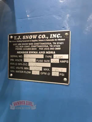 TJ Snow 300 KVA Seam Welder - Gallery Thumbnail 2