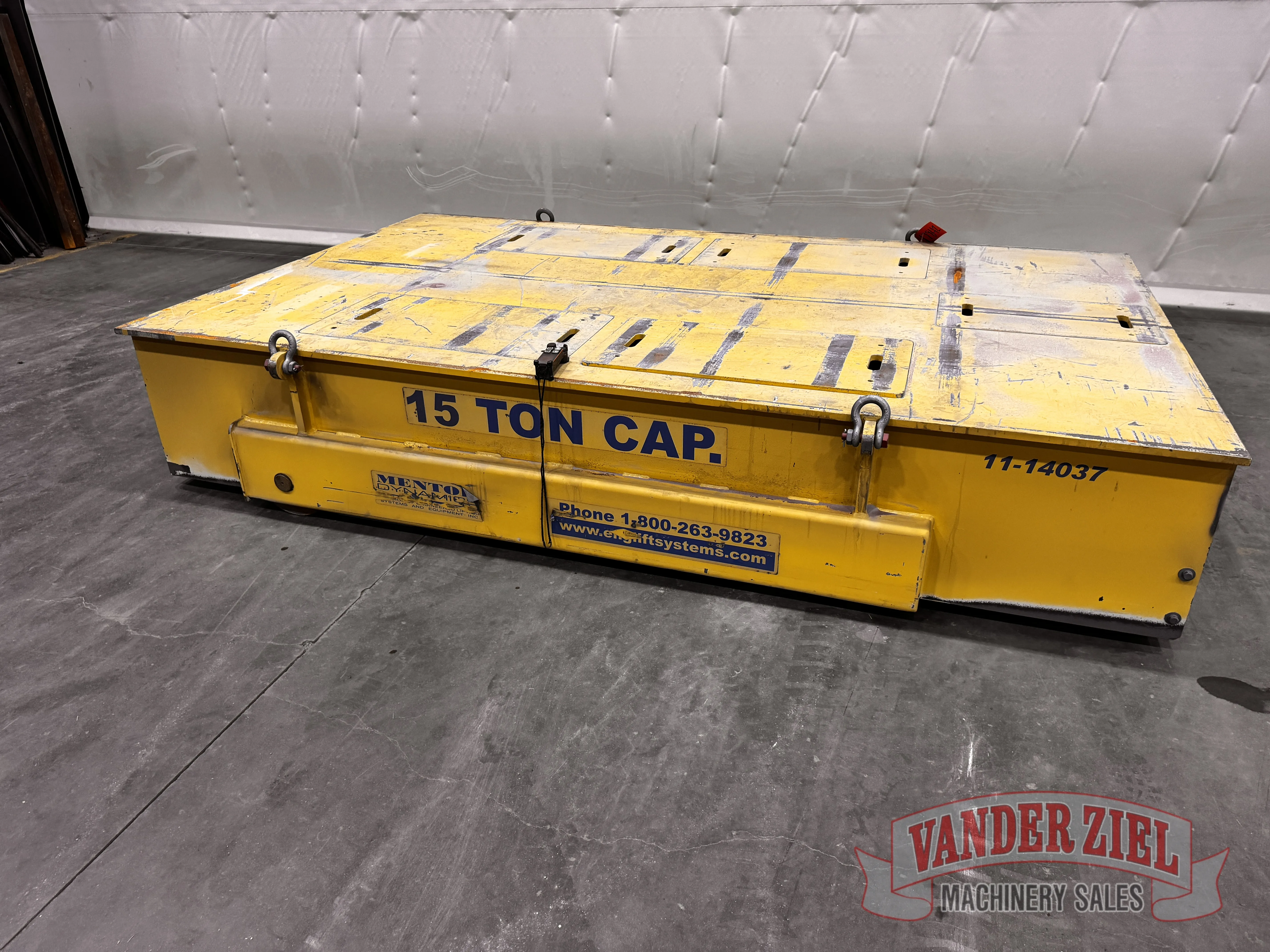 Engineered Lifting System 15 Ton Die Transfer Cart, Model TCS-30000-10-16 - Main Image 1